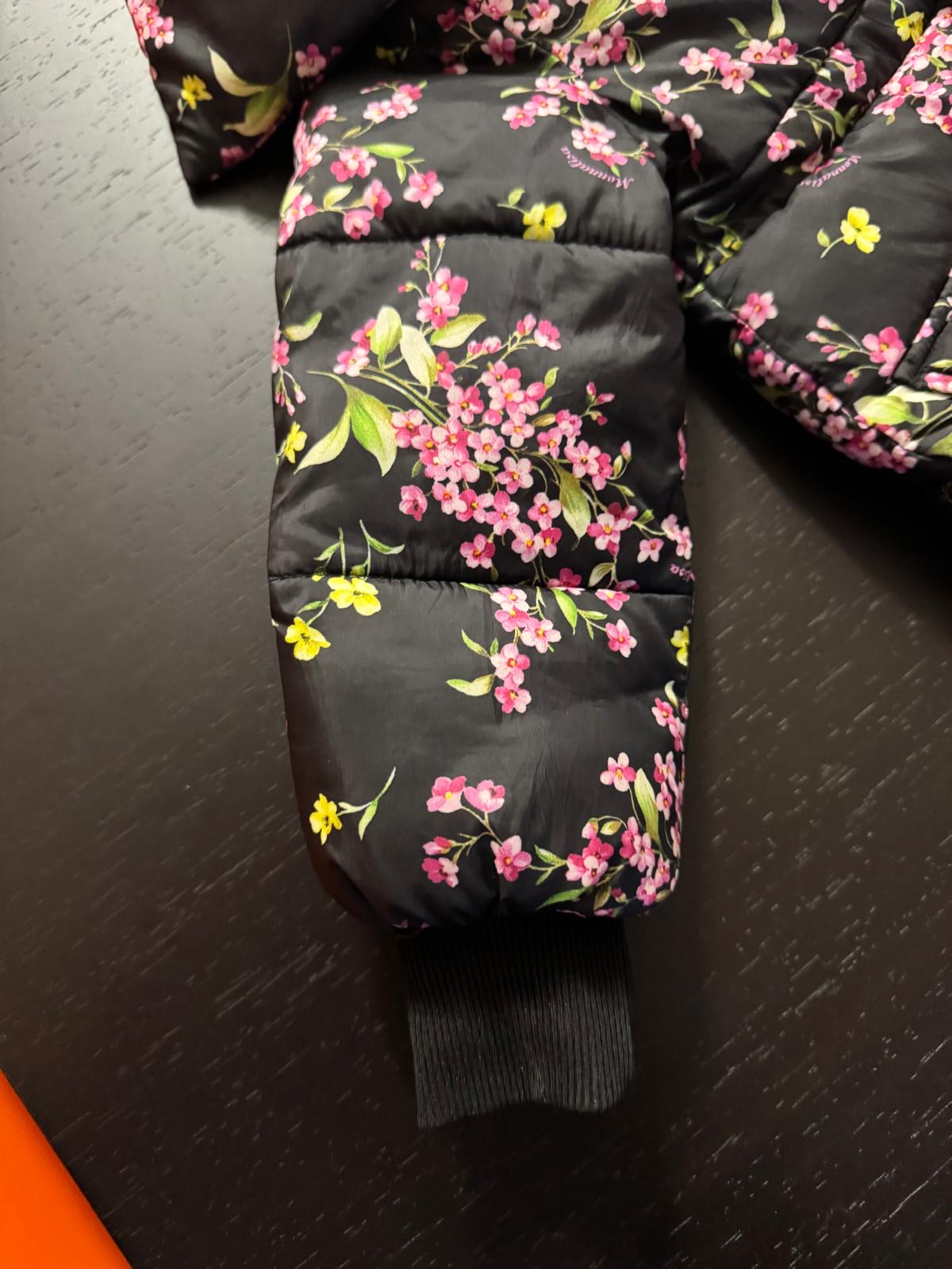 Piumino lungo fiori