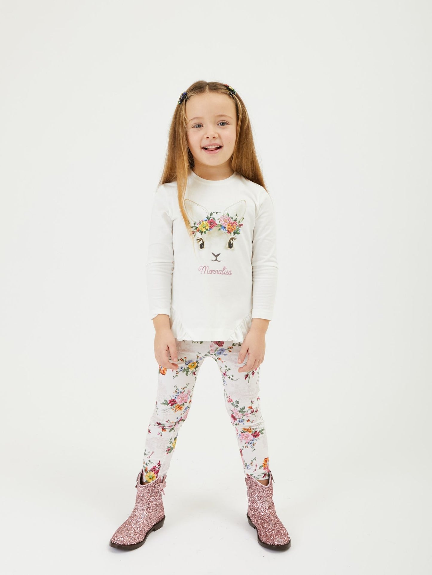 Leggings jersey fiori