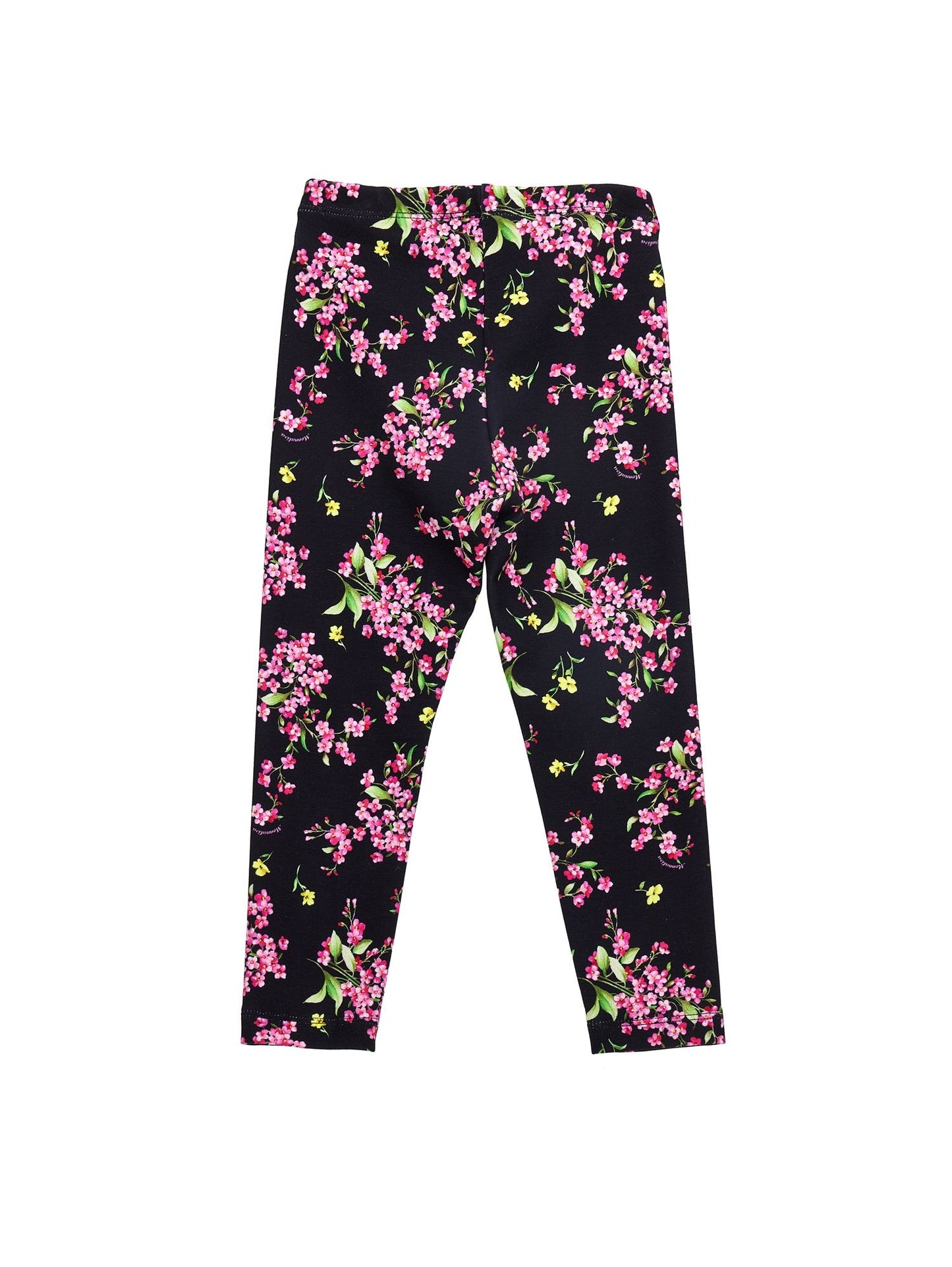Leggings punto Milano fiorellini