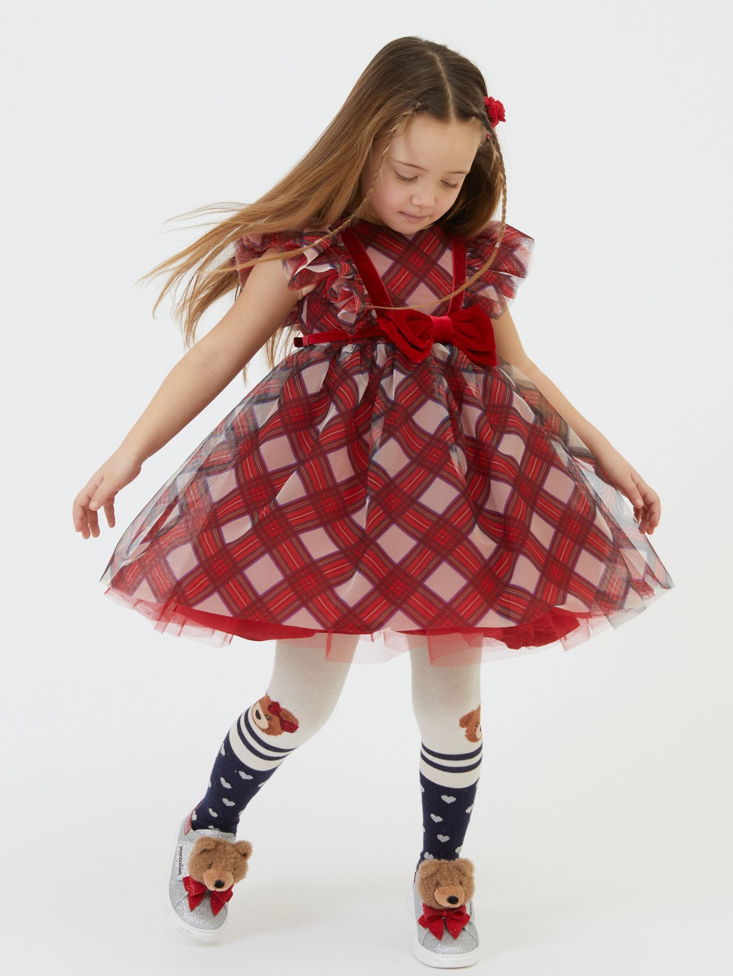 Scottish tulle dress