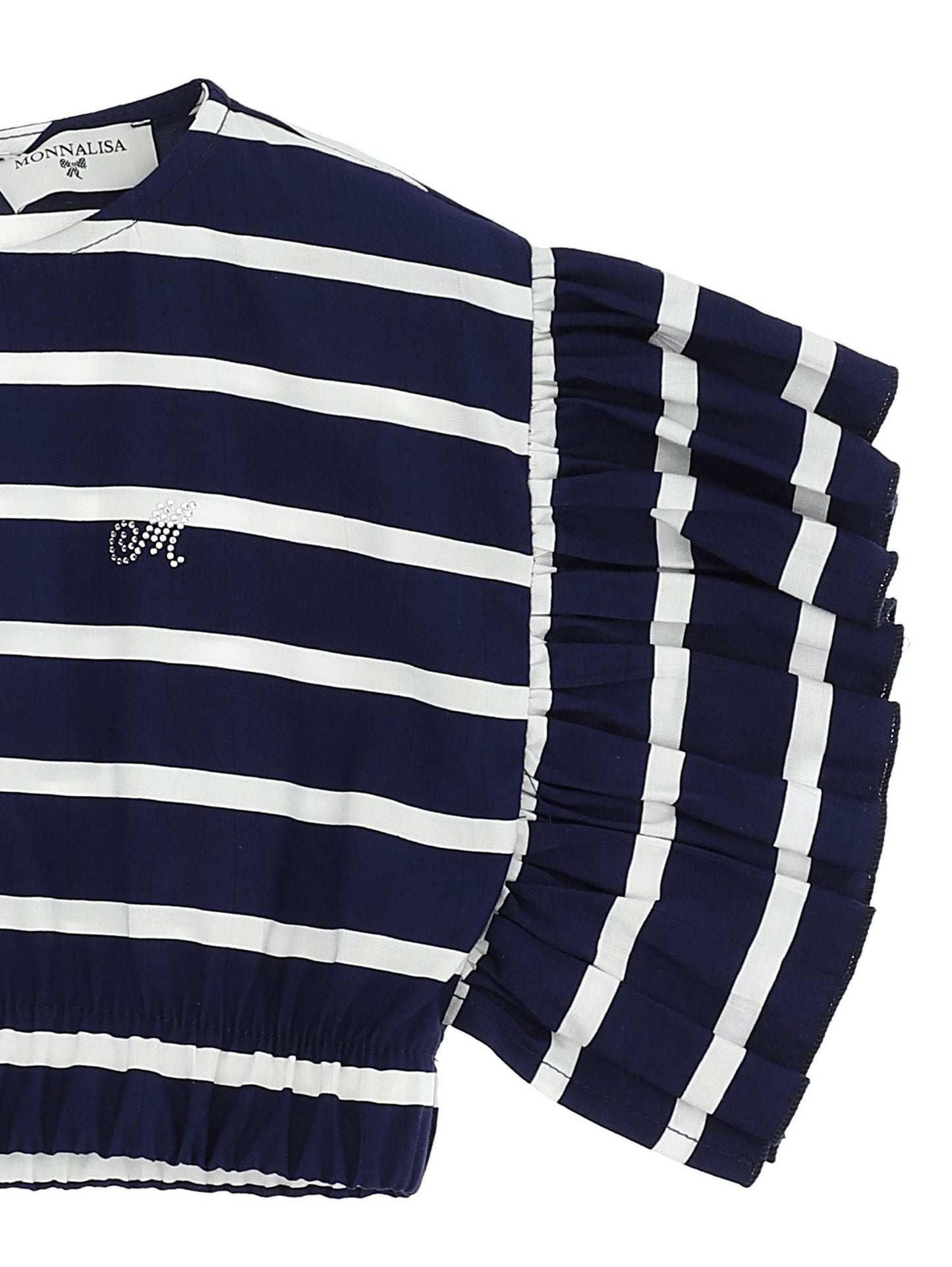 Striped viscose top