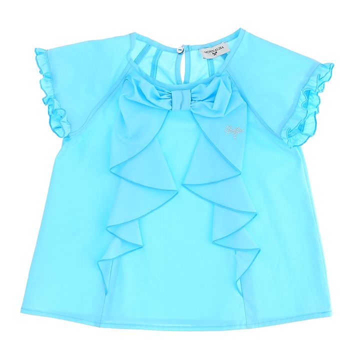 Top cotone con fiocco