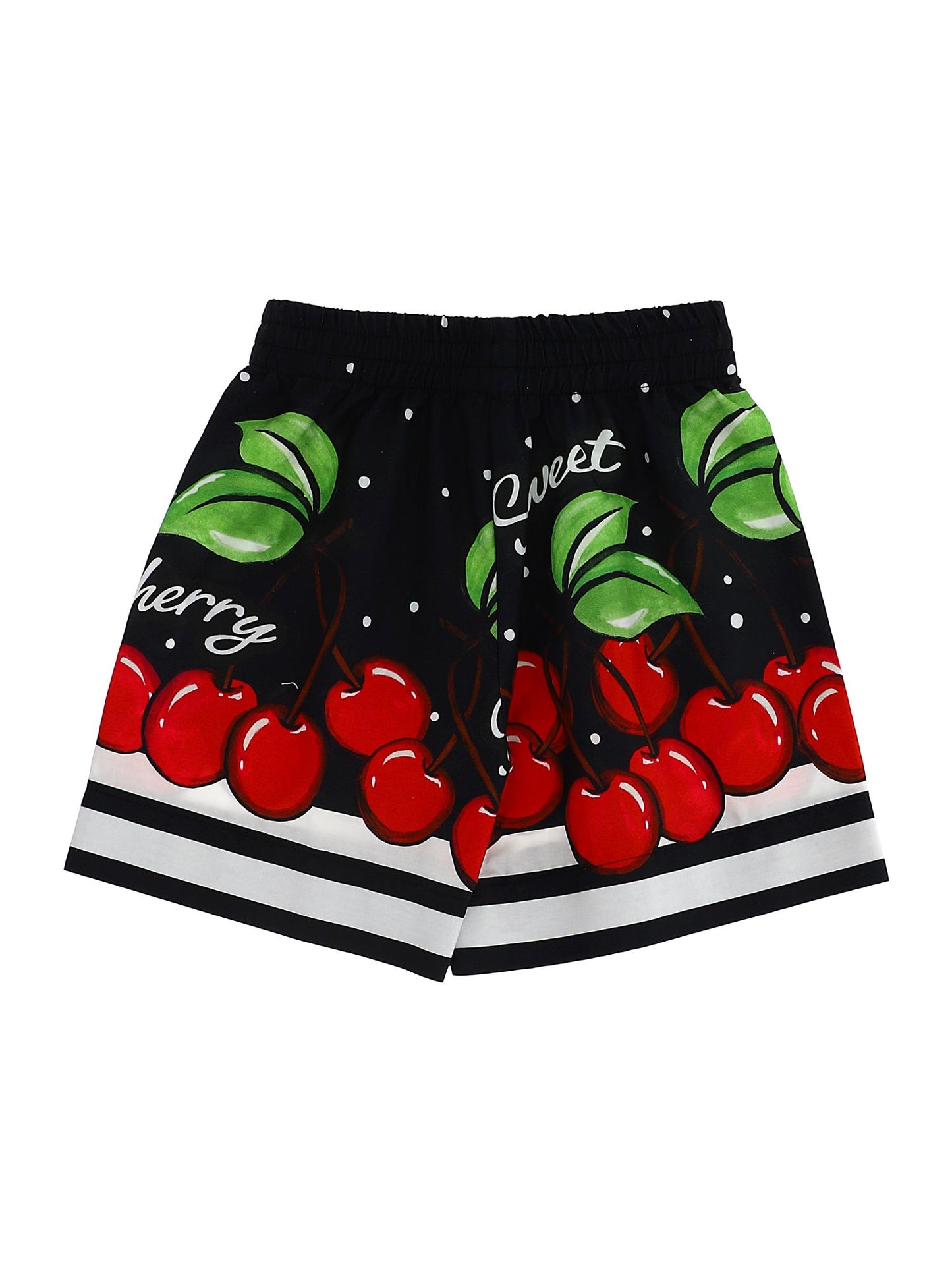 Printed cotton shorts