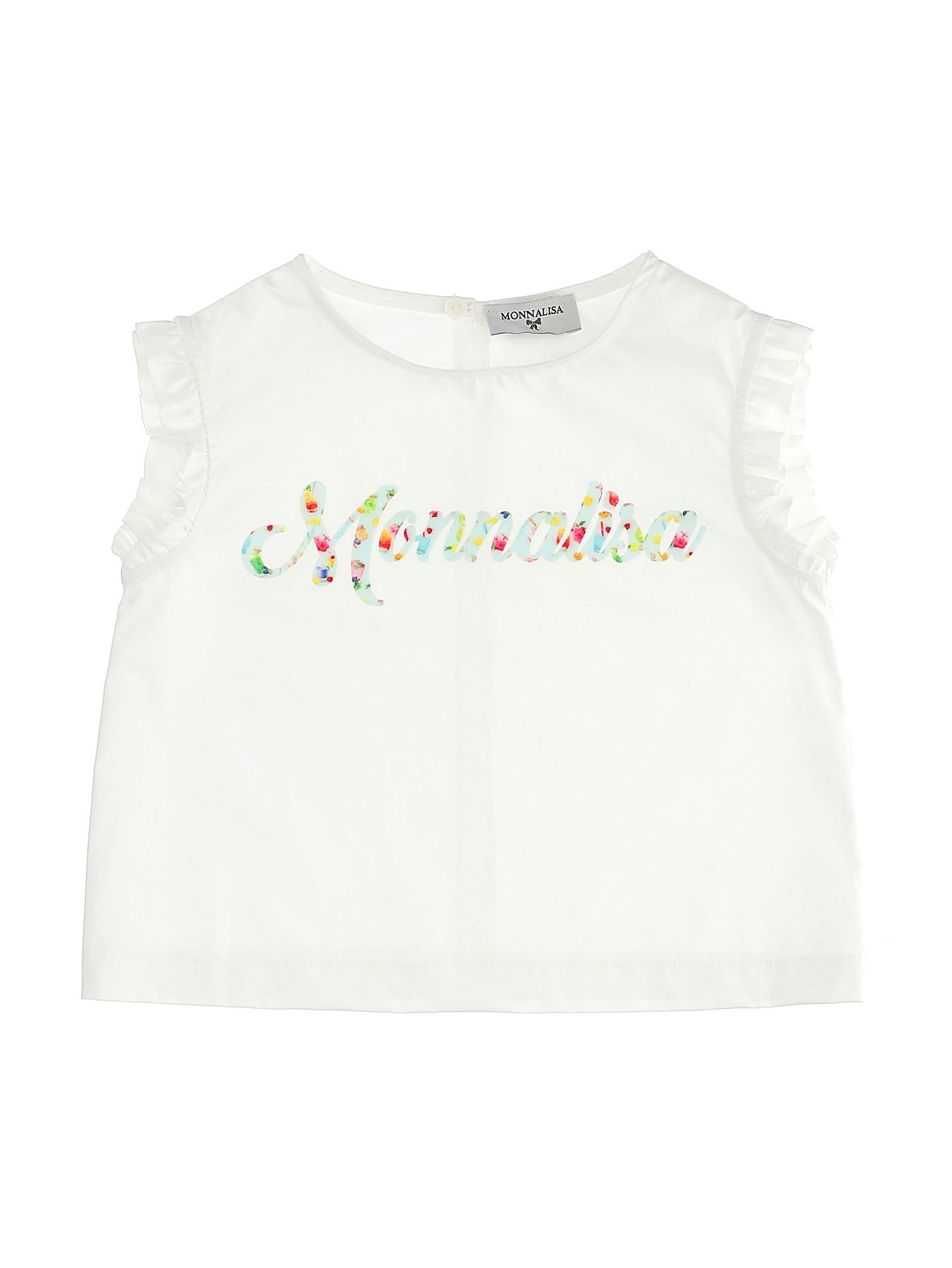 T-shirt con logo floreale