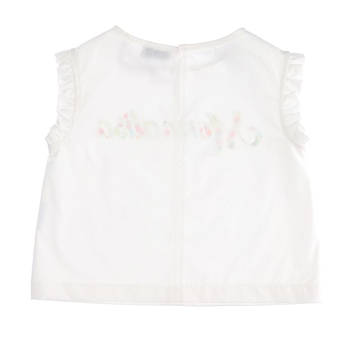 T-shirt con logo floreale