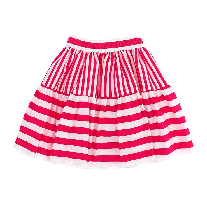 Long striped skirt