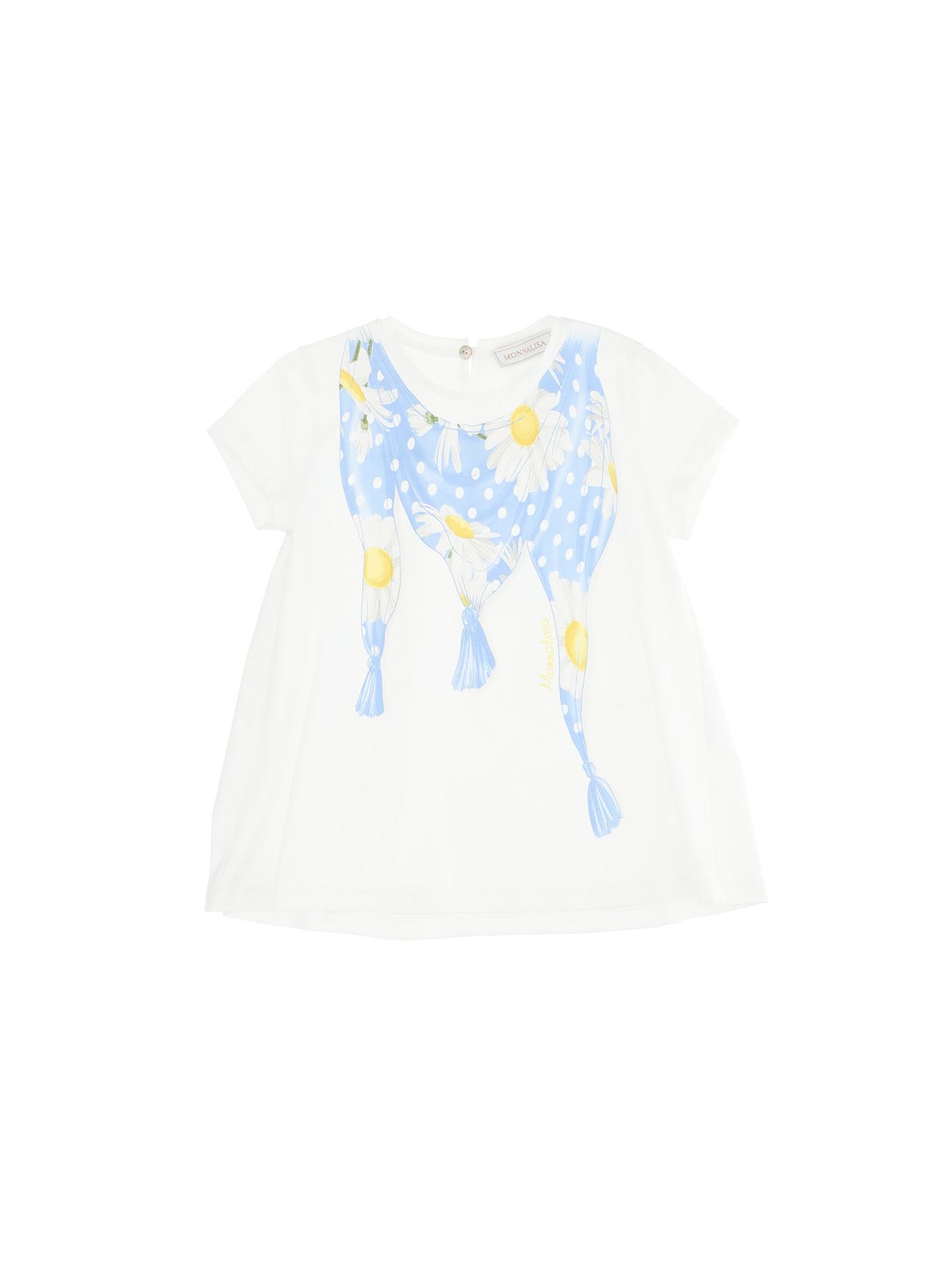 T-shirt jersey stampa margherite