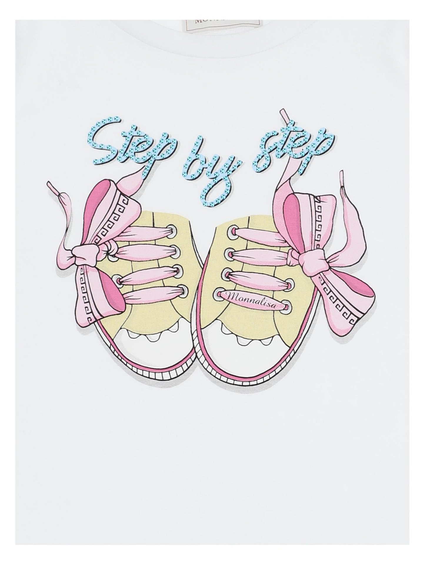 Maxi T-shirt jersey stampa sneakers