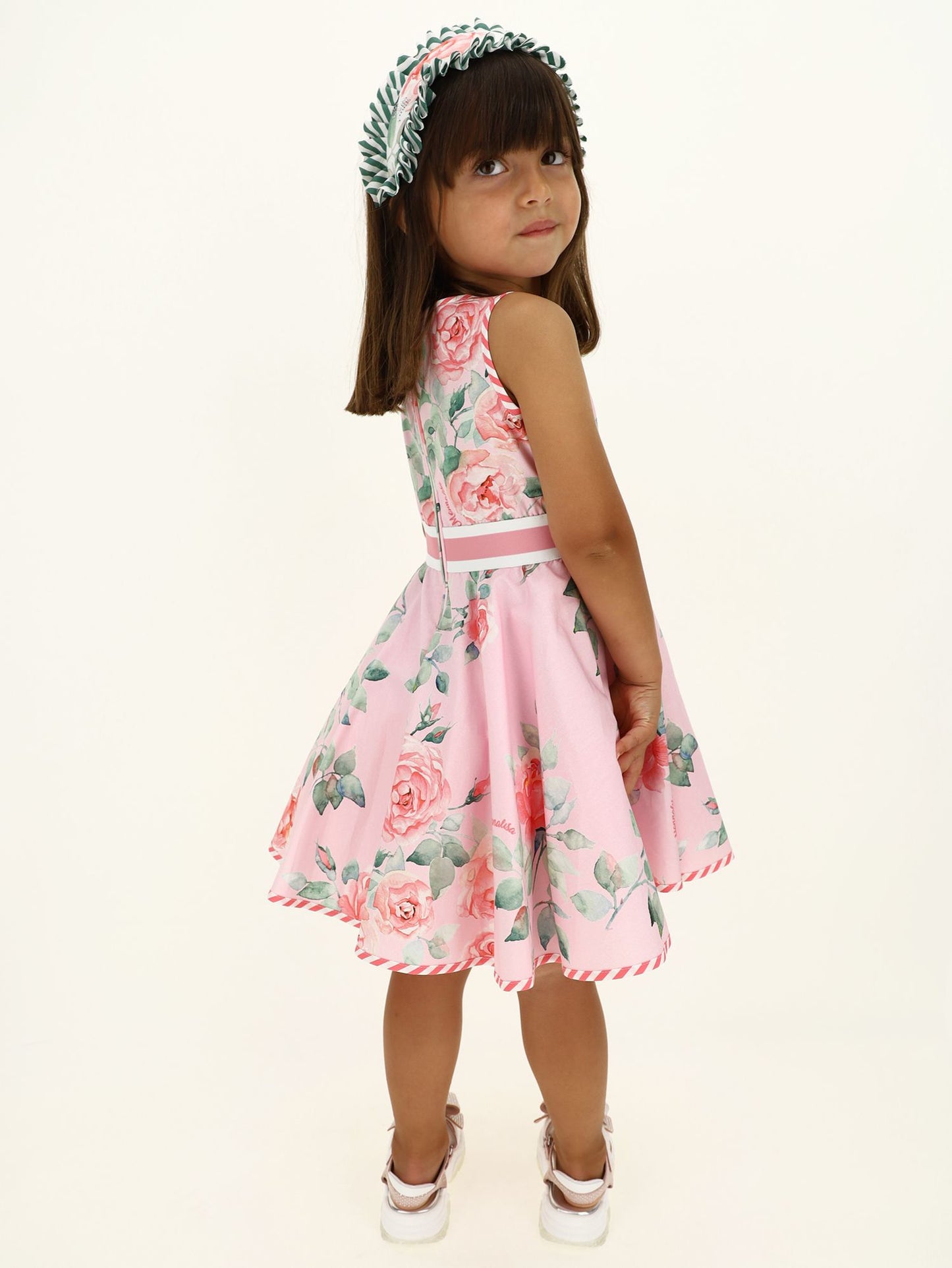 Saint Tropez rose poplin dress