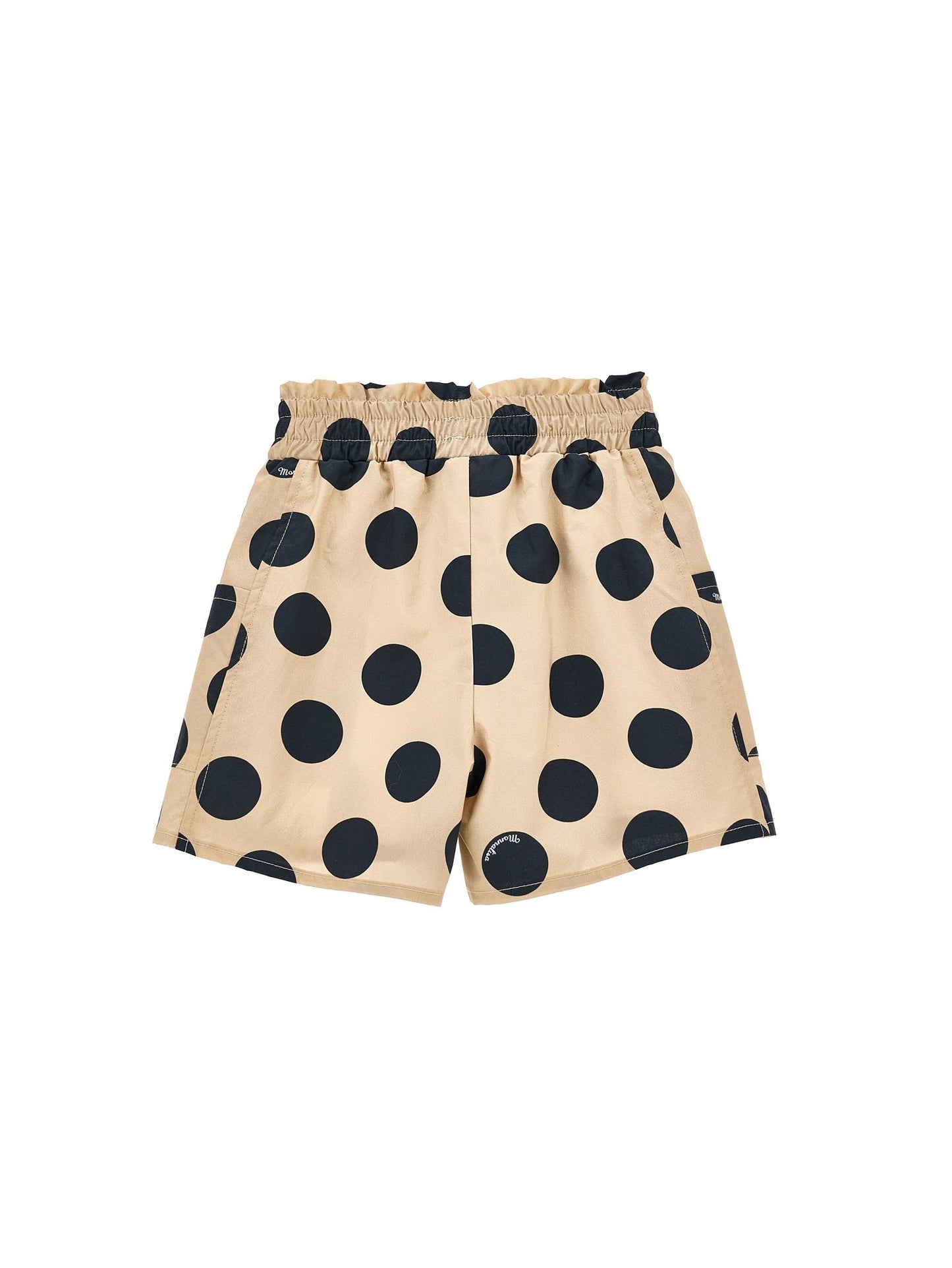 Polka dot Bermuda shorts with pockets
