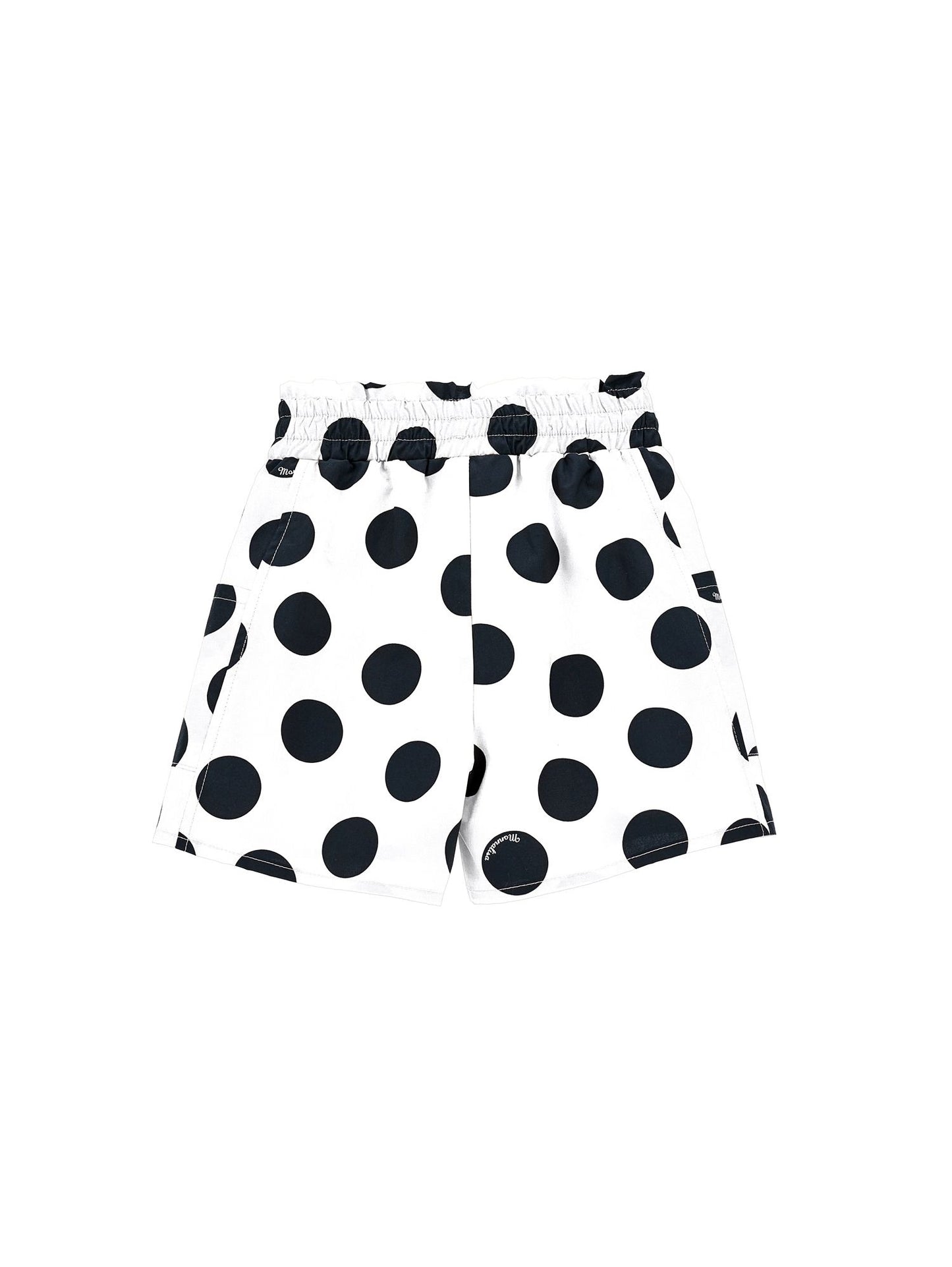 Polka dot Bermuda shorts with pockets