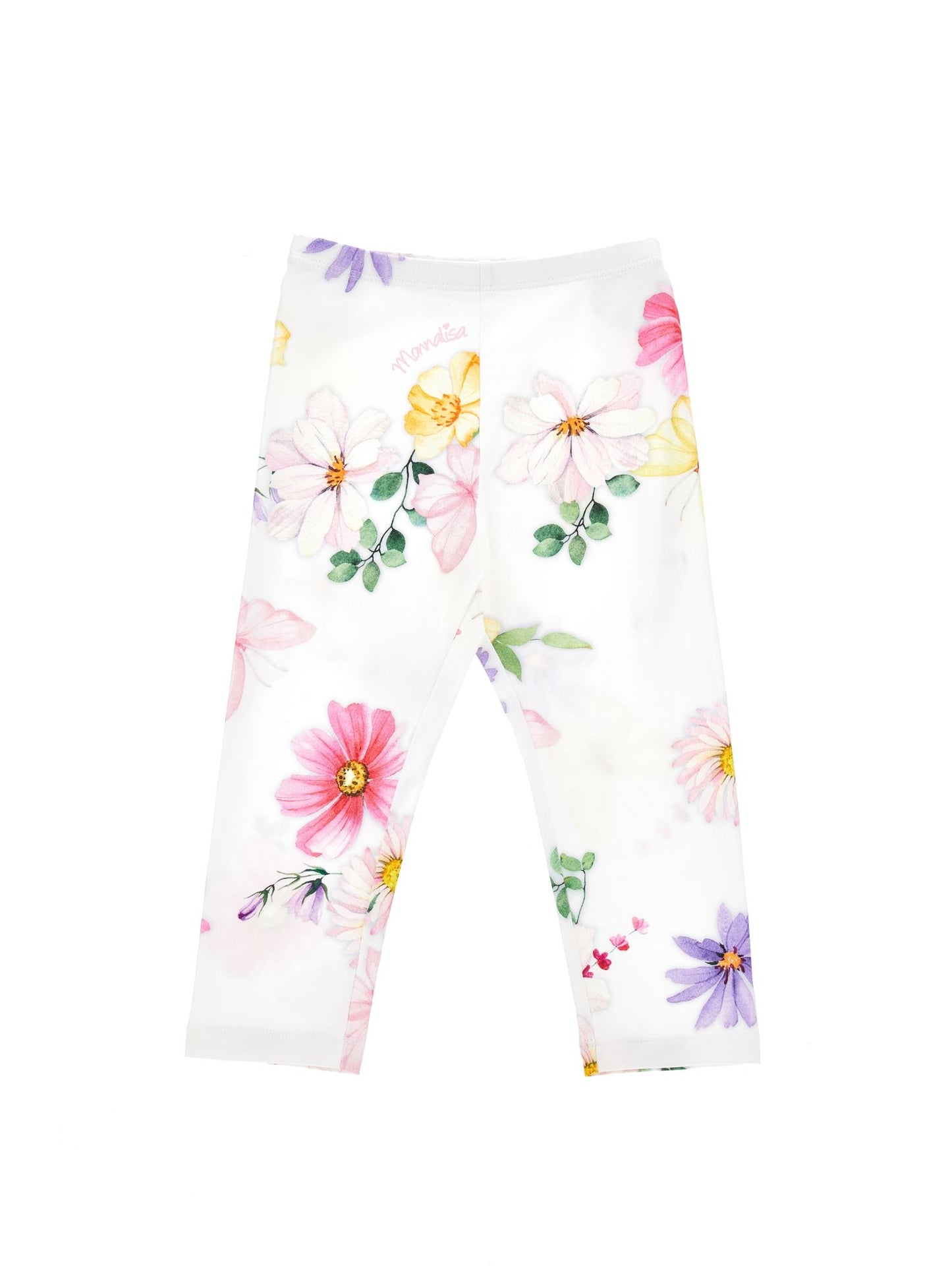 Leggings jersey floreale