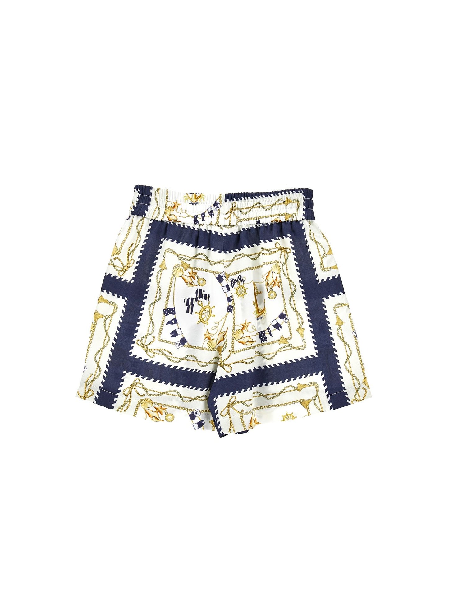 Sailor satin shorts
