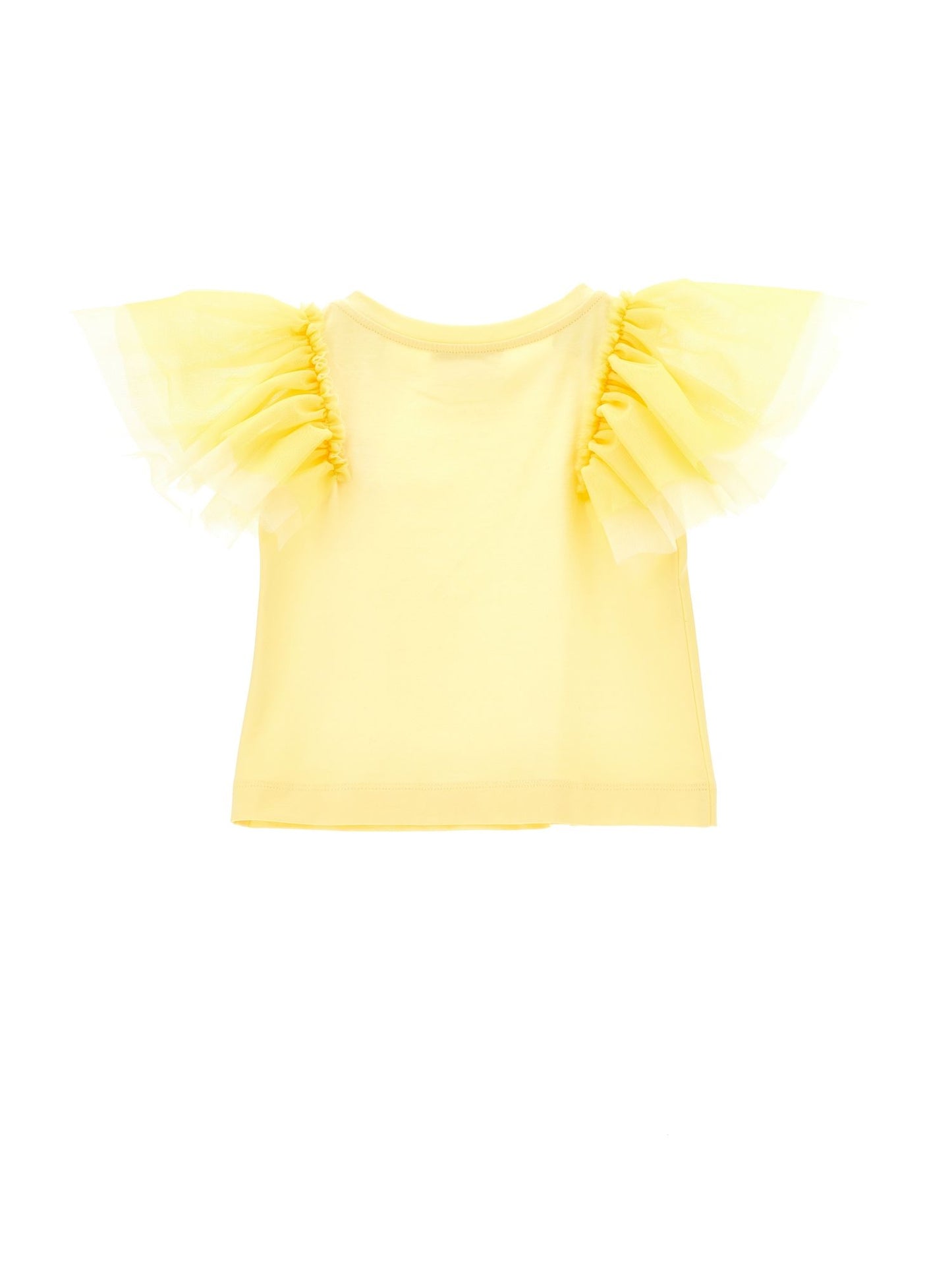T-shirt with rhinestone butterfly