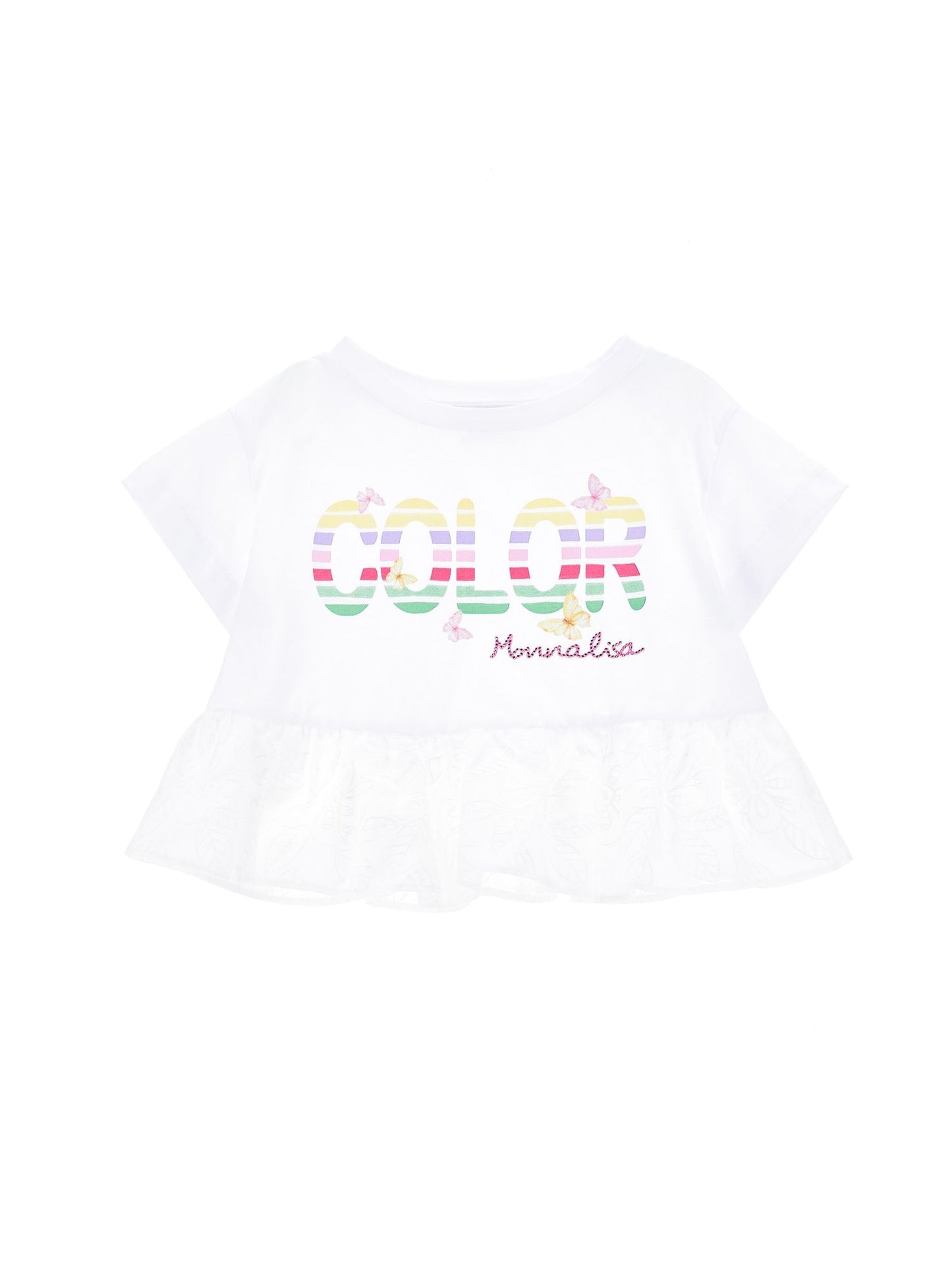 T-shirt with embroidered gala