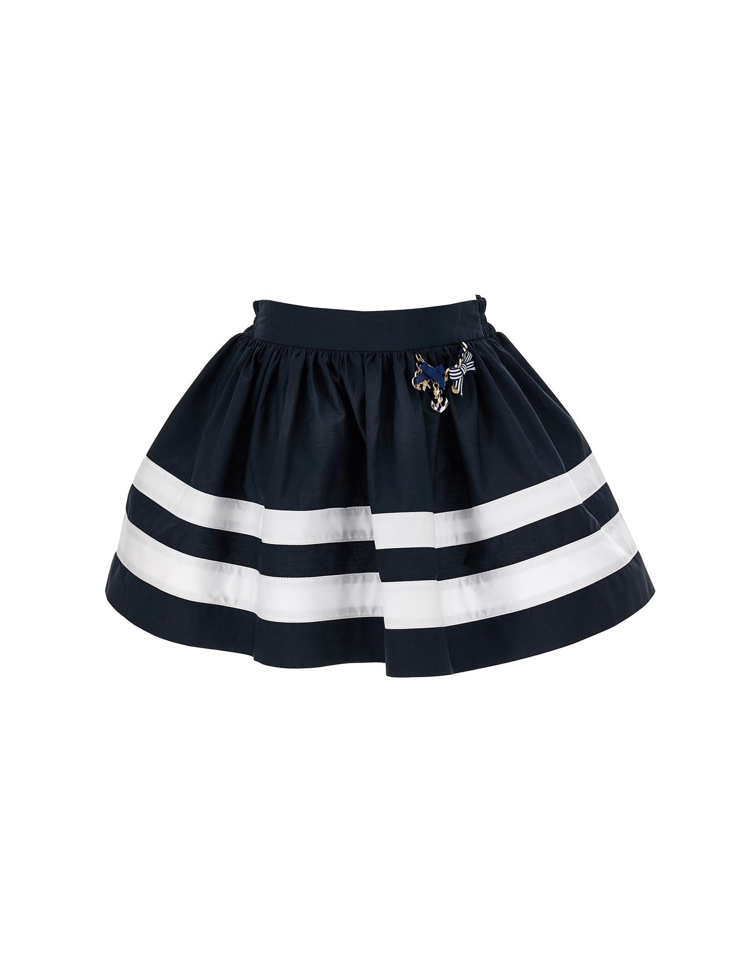 Poplin skirt with charms