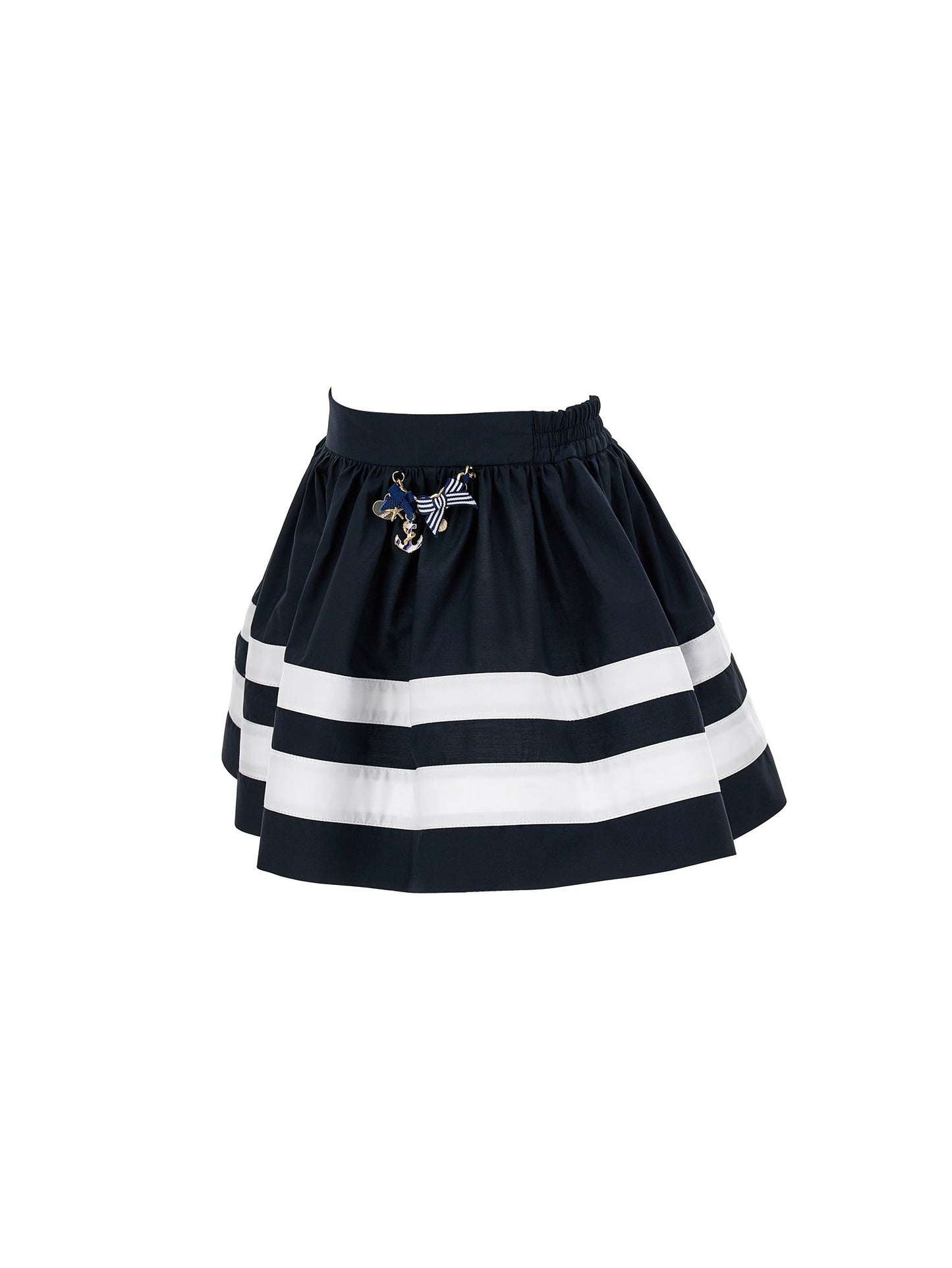 Poplin skirt with charms