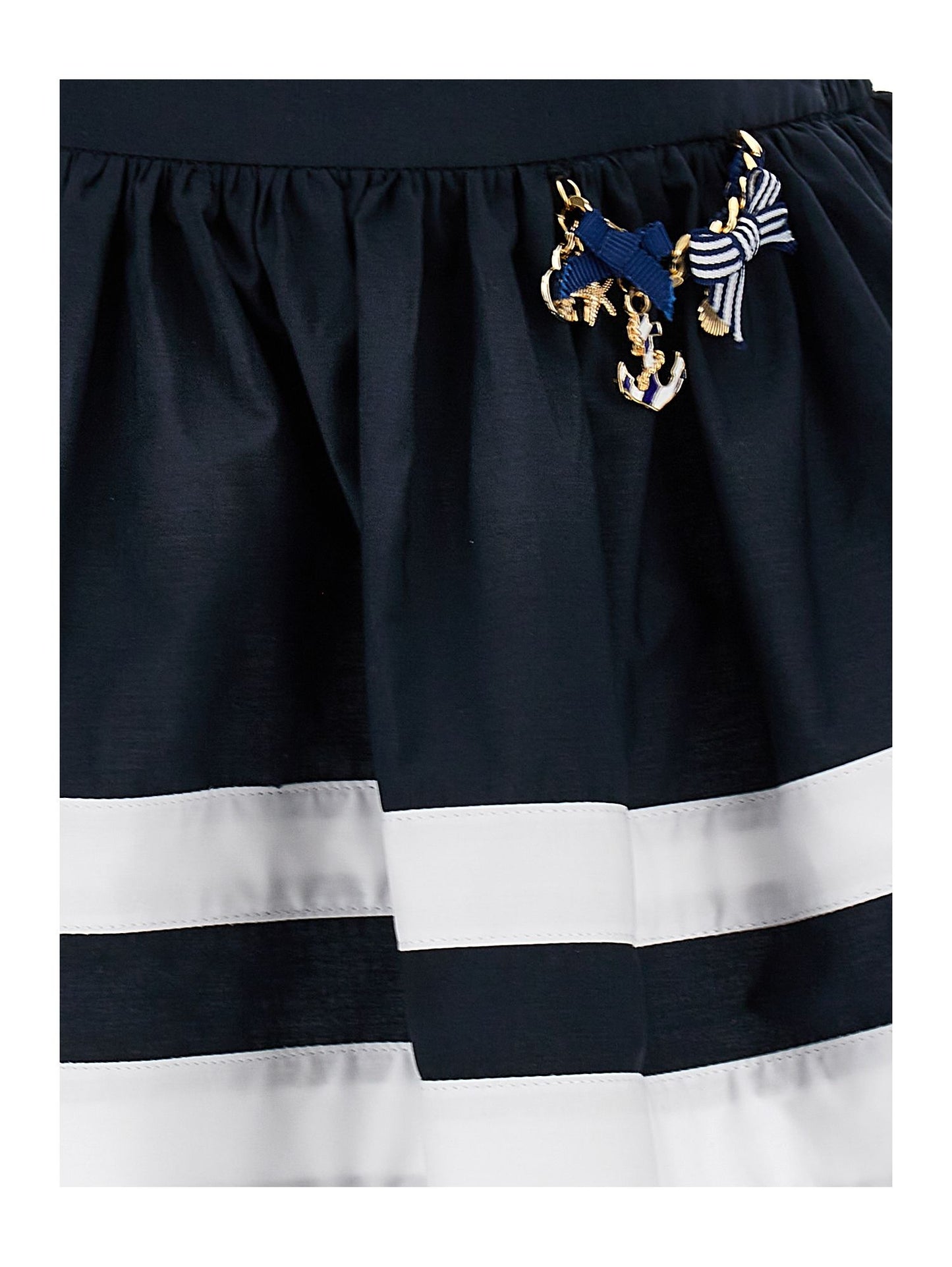 Poplin skirt with charms