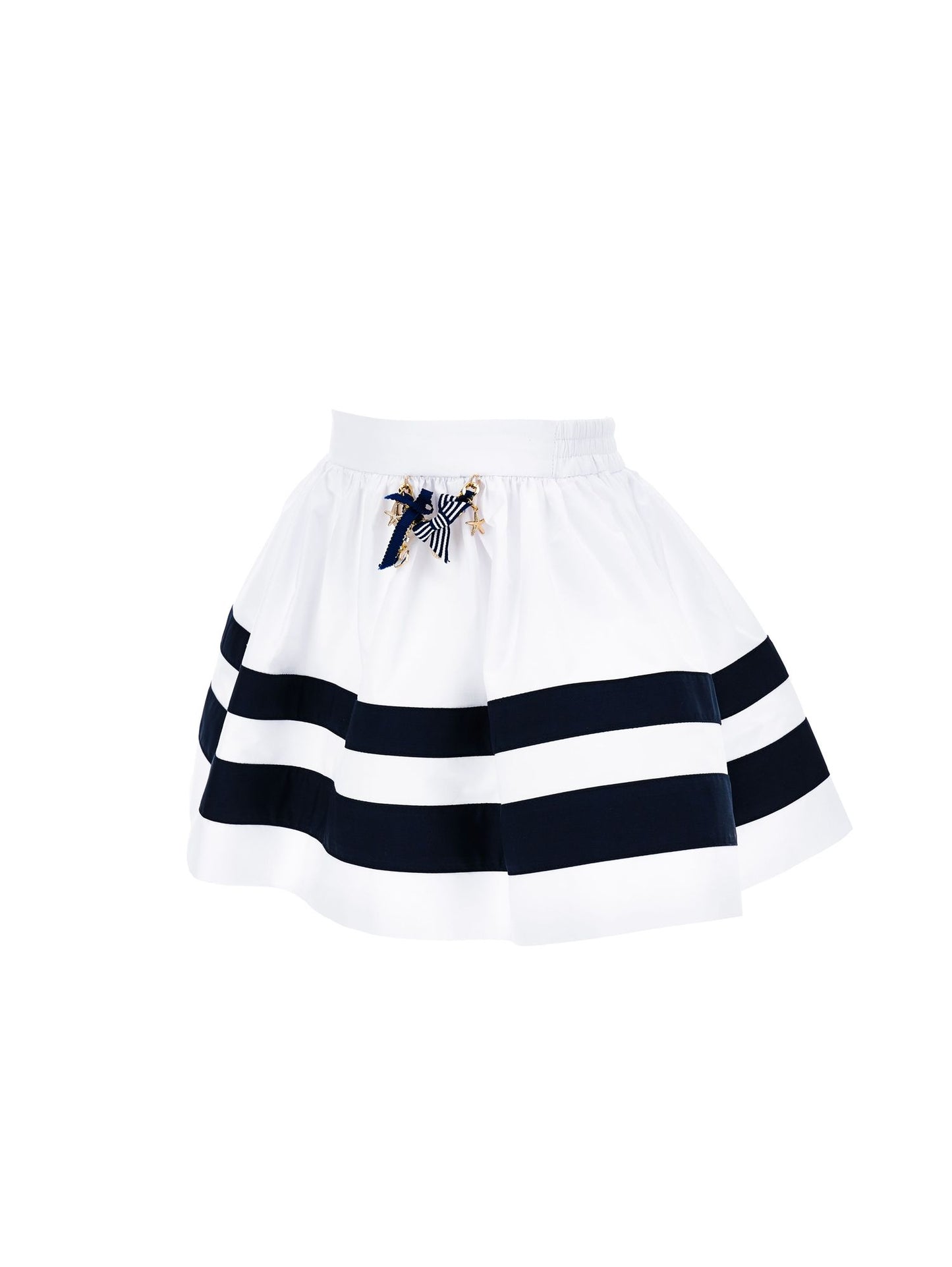 Poplin skirt with charms
