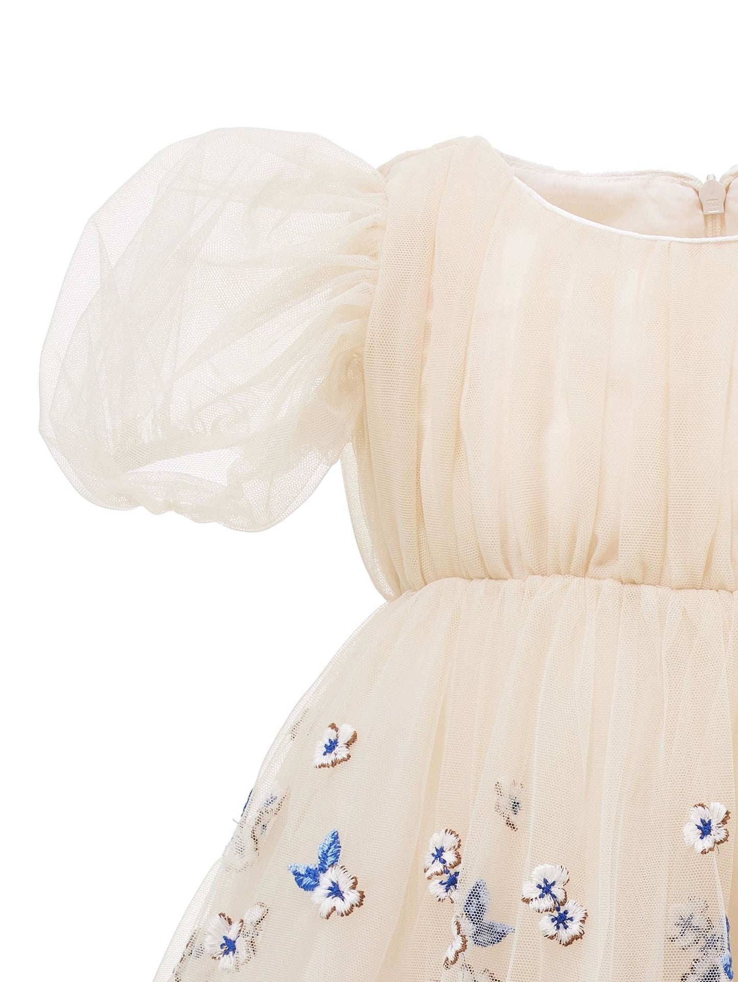 Abito tulle ricamo ciliegie