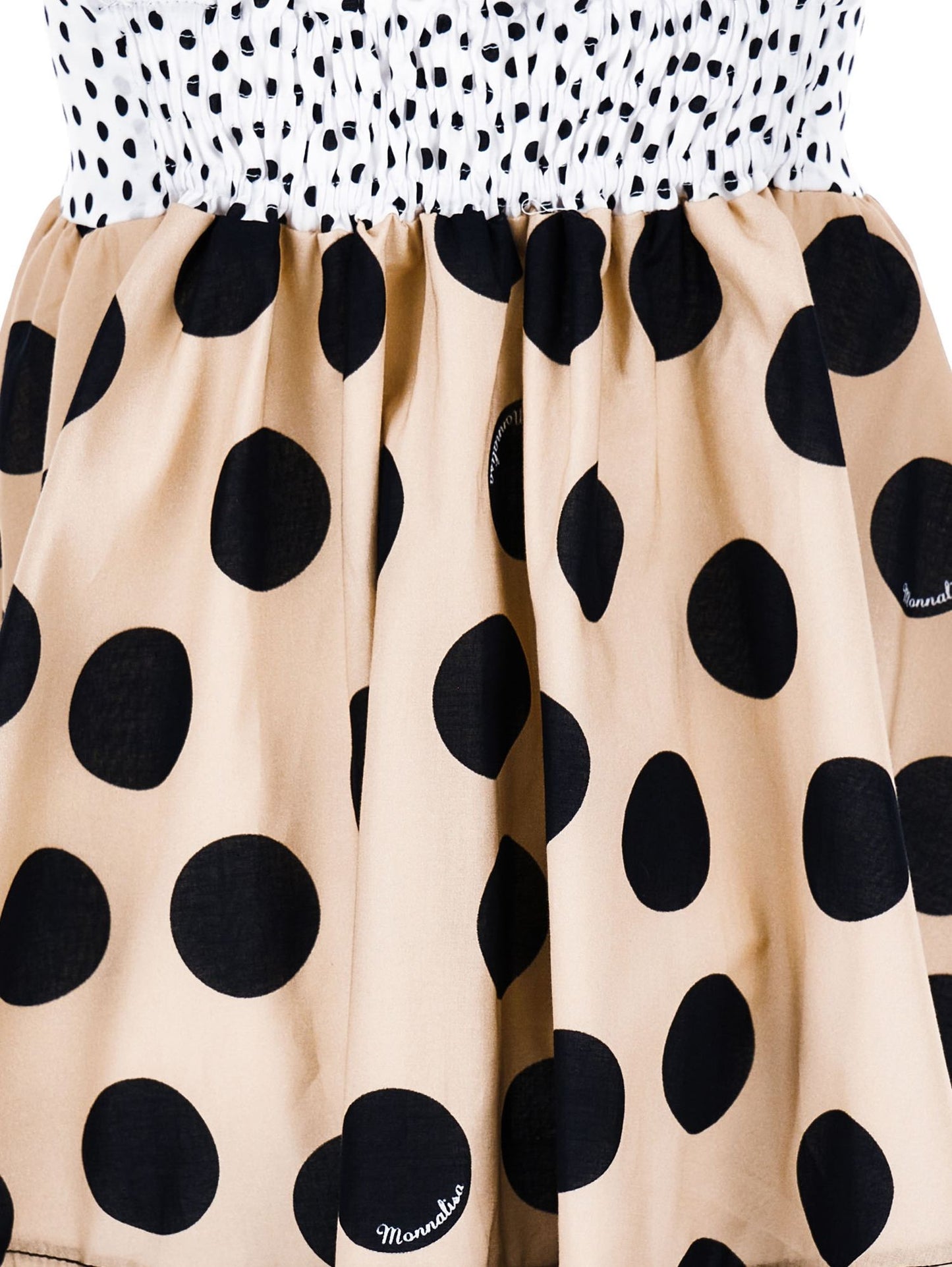 Polka dot muslin blouse