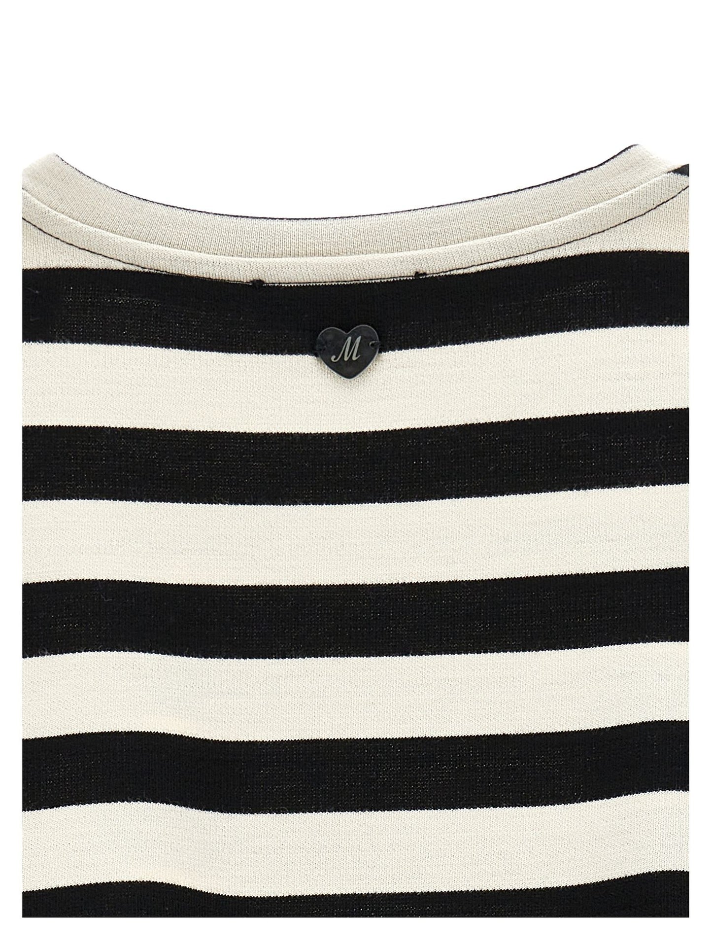 Maxi striped t-shirt with gala