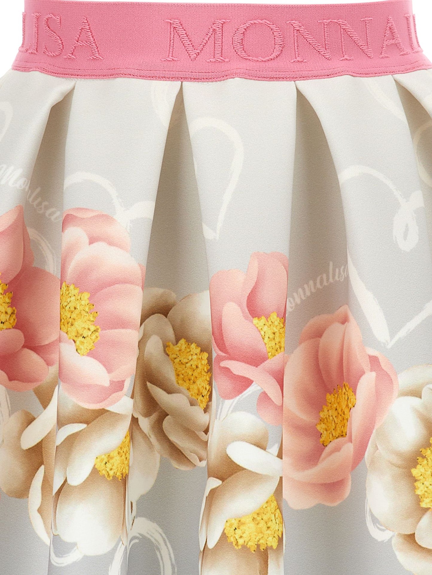 Floral neoprene skirt