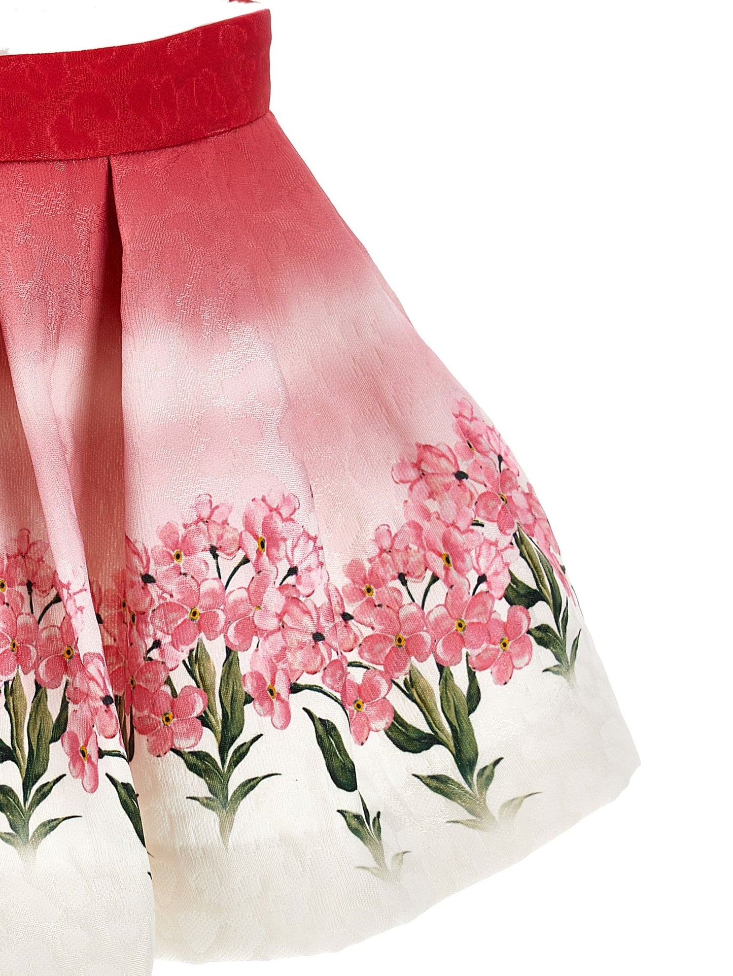 Floral quilted skirt
