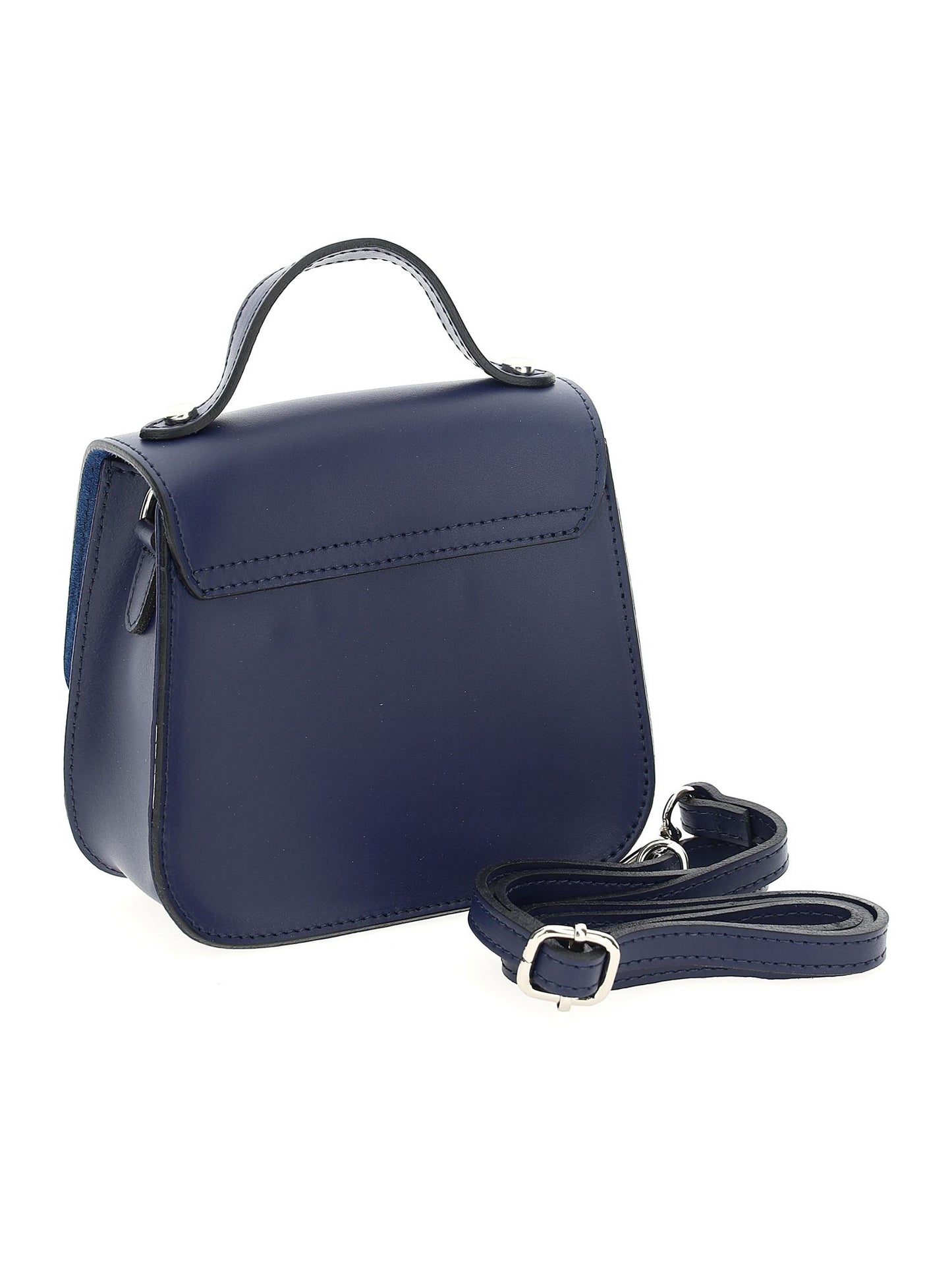 Mini leather bag with bow