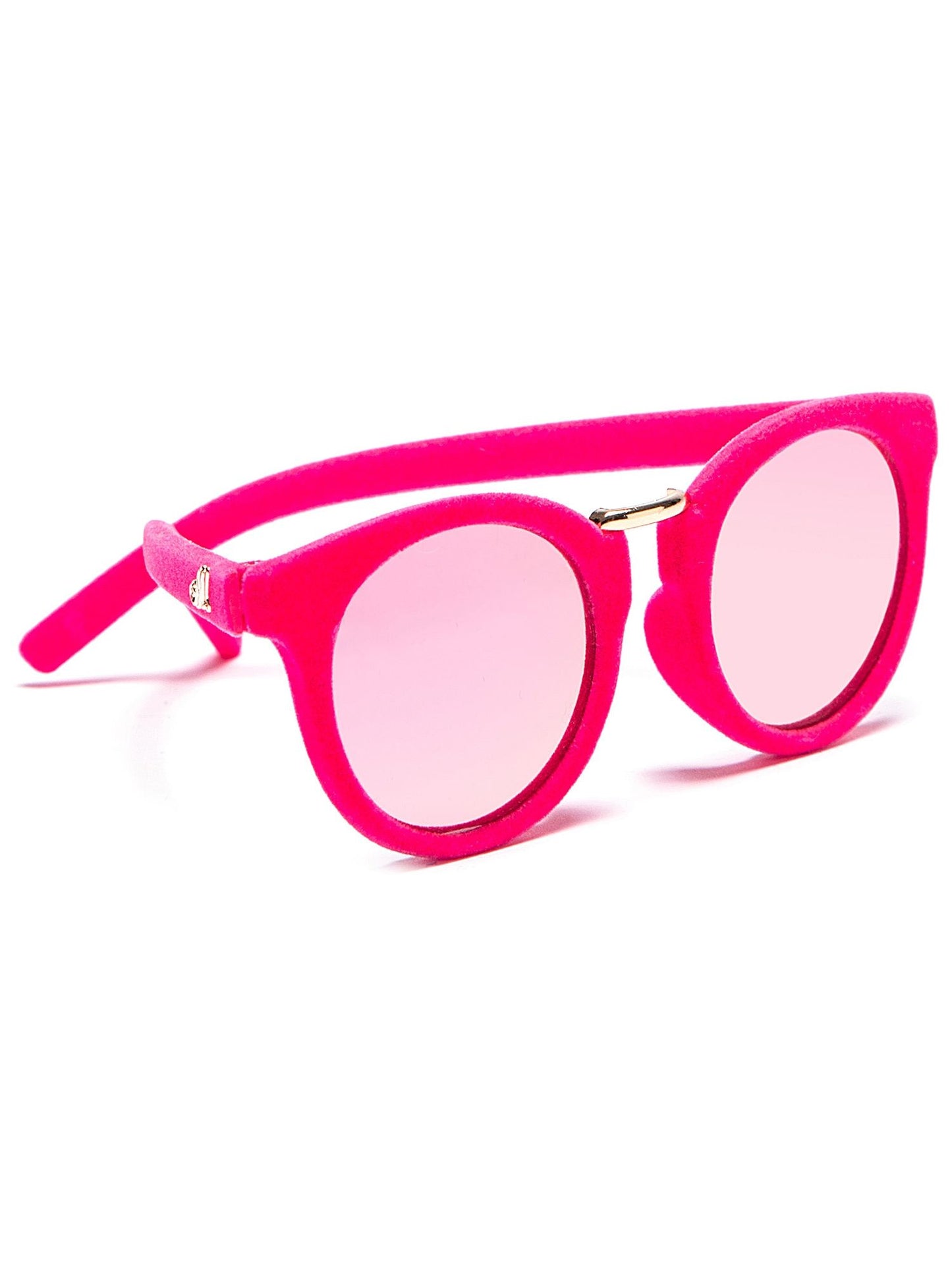 Mutter und Mädchen Sonnenbrille mit Samtrahmen