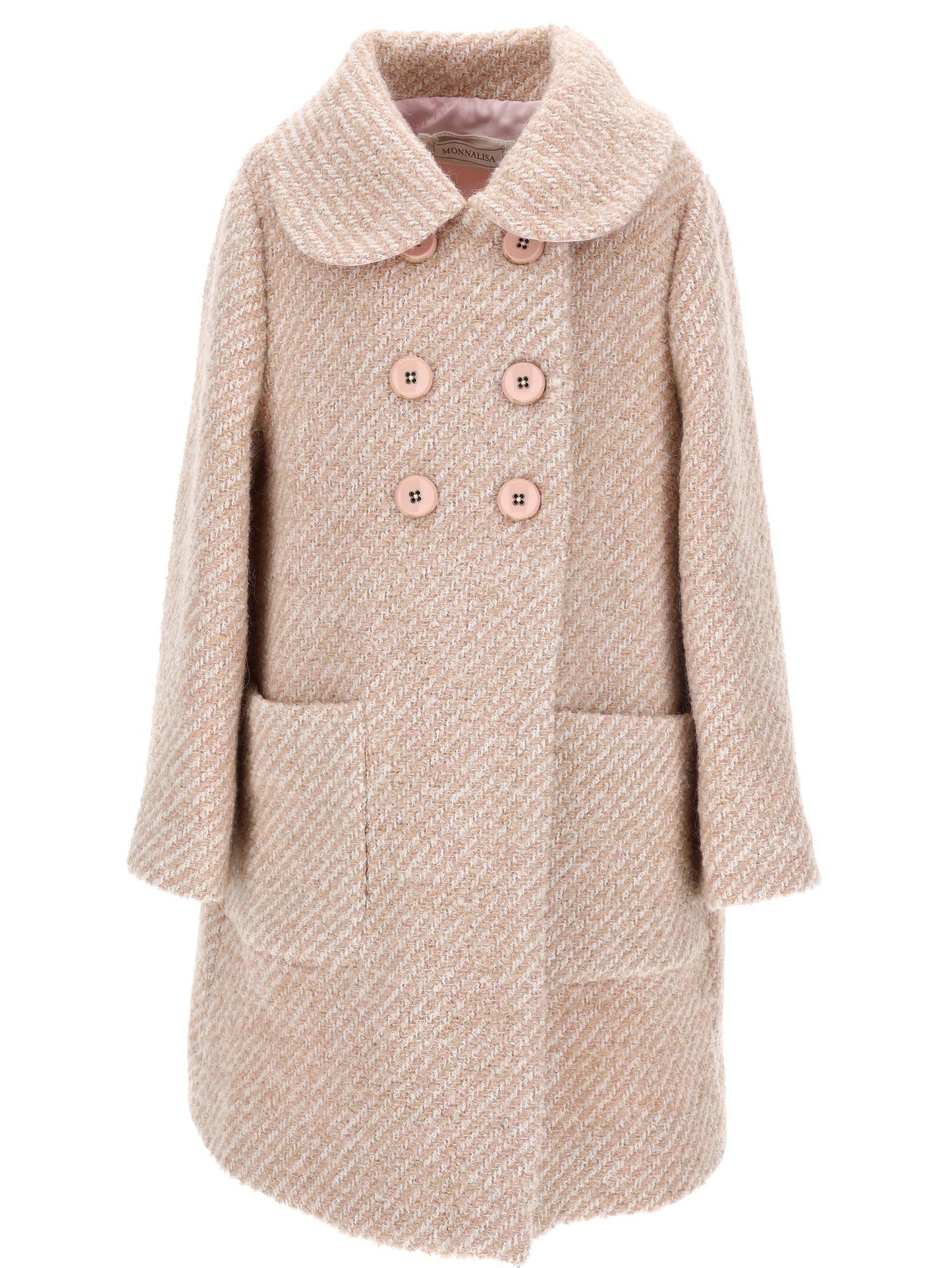 Cappotto bouclè maxi tasche