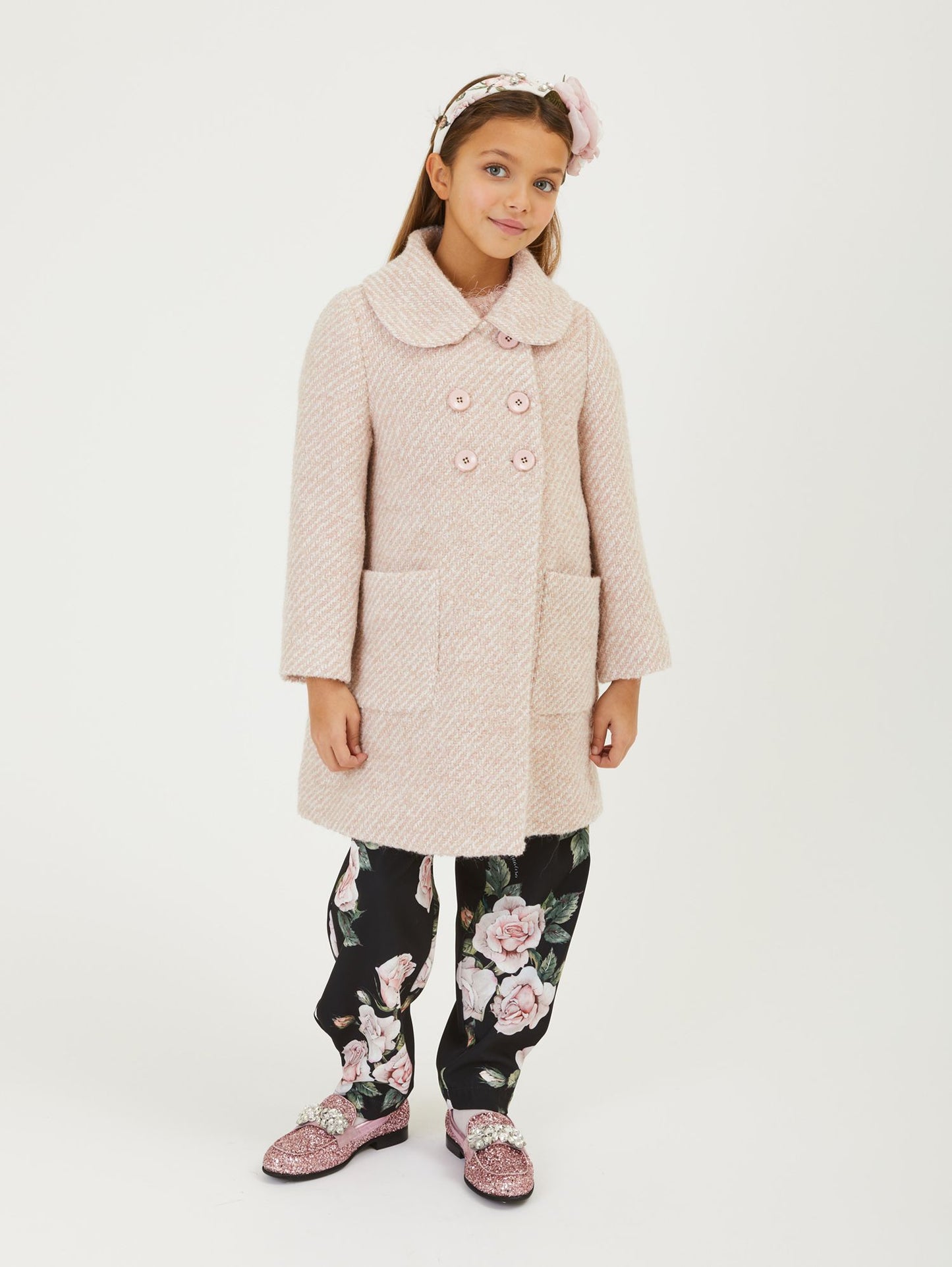 Cappotto bouclè maxi tasche