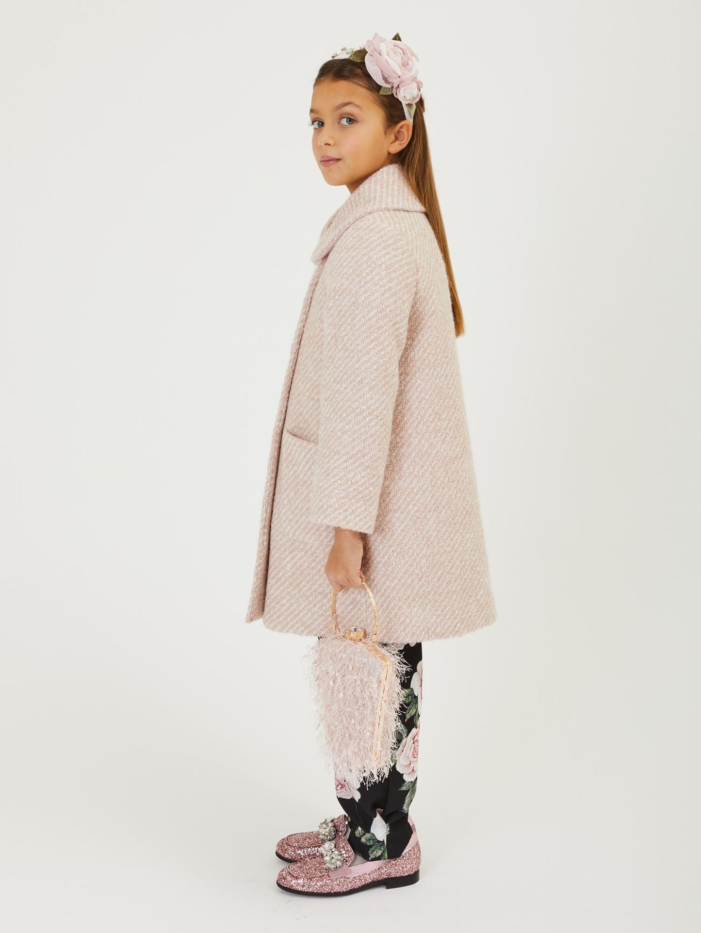 Cappotto bouclè maxi tasche