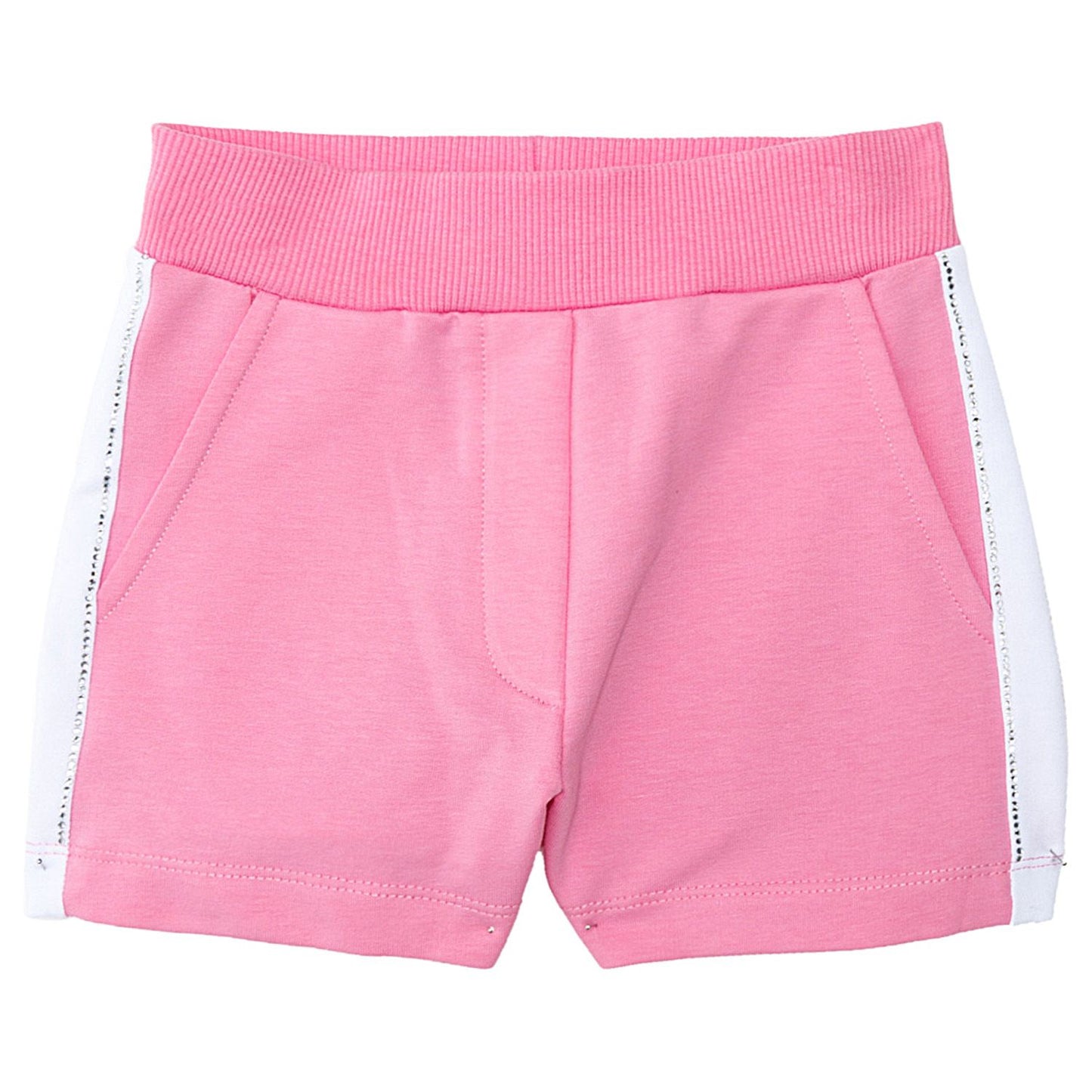 Lurex fleece shorts