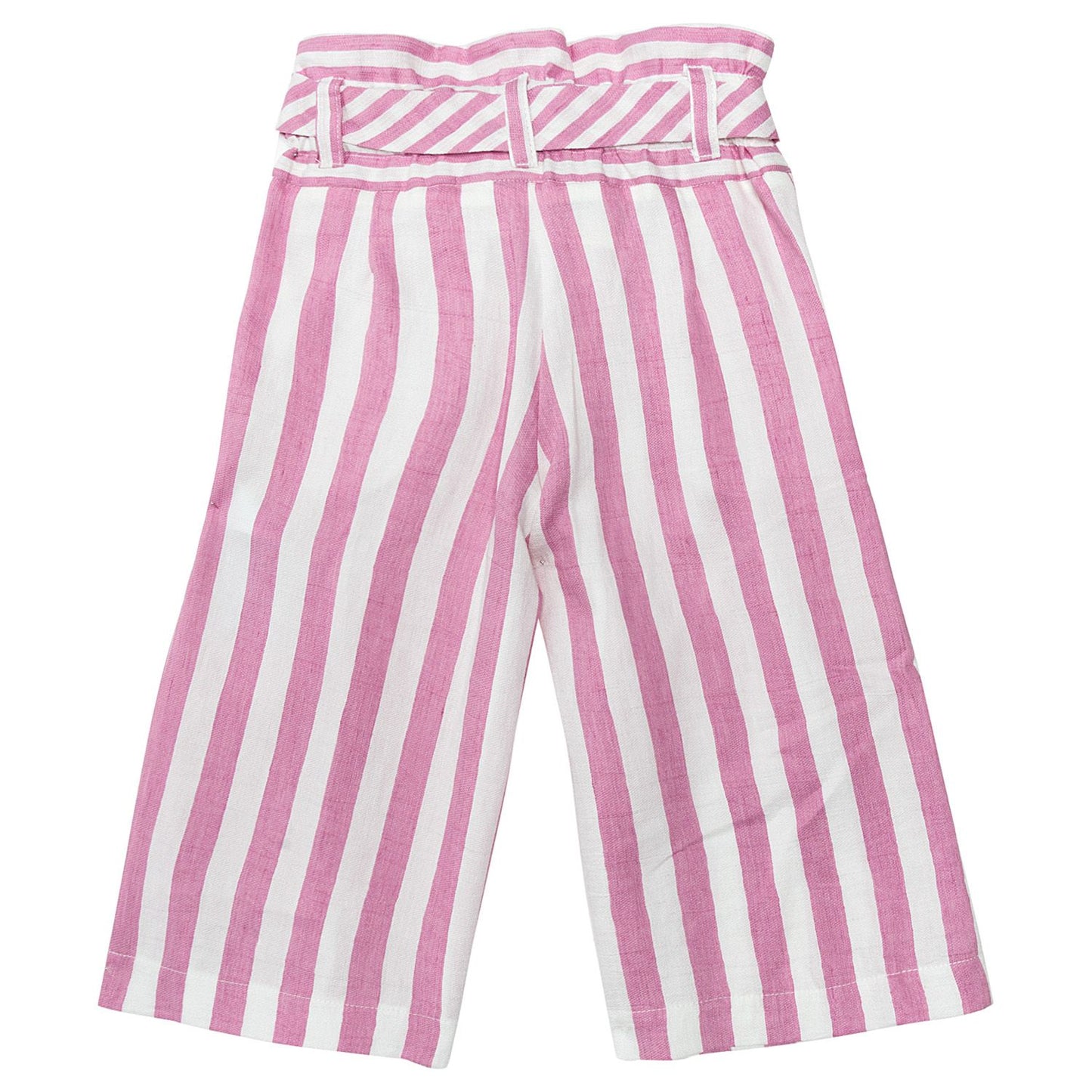 Striped linen trousers