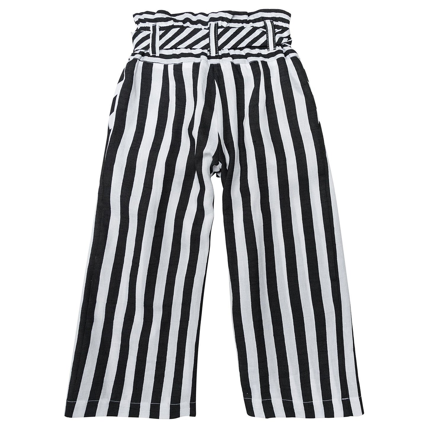 Striped linen trousers