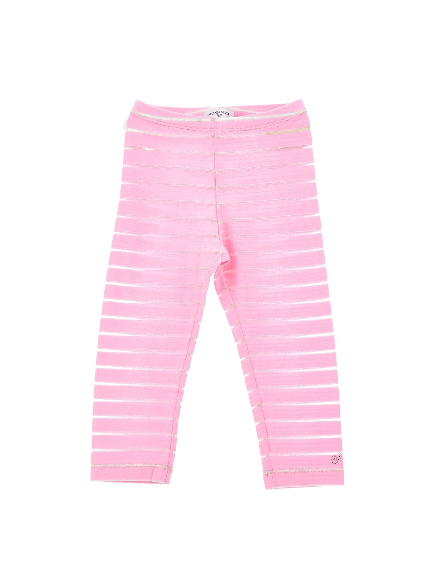 Lurex striped leggings