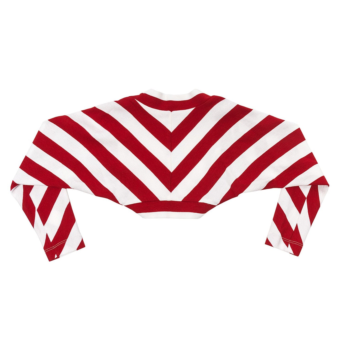 Striped Milano stitch cardigan
