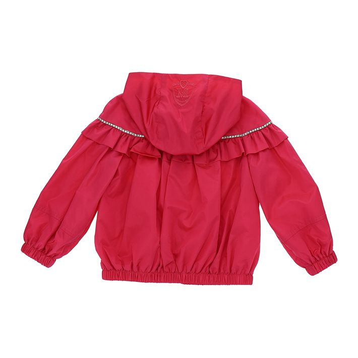 Windbreaker jacket with rhinestones