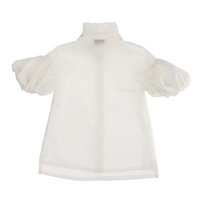 Camicia popeline maniche a palloncino
