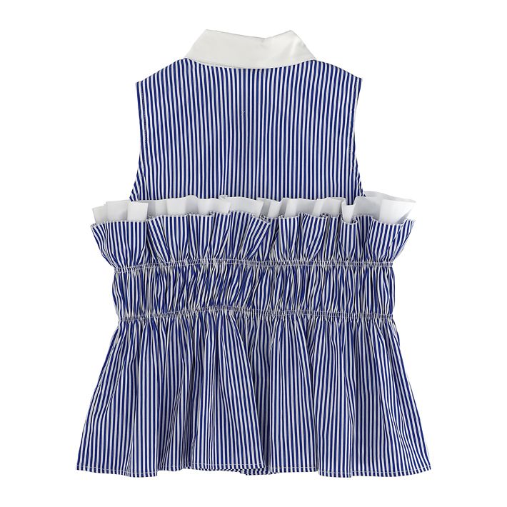 Two-tone cotton top