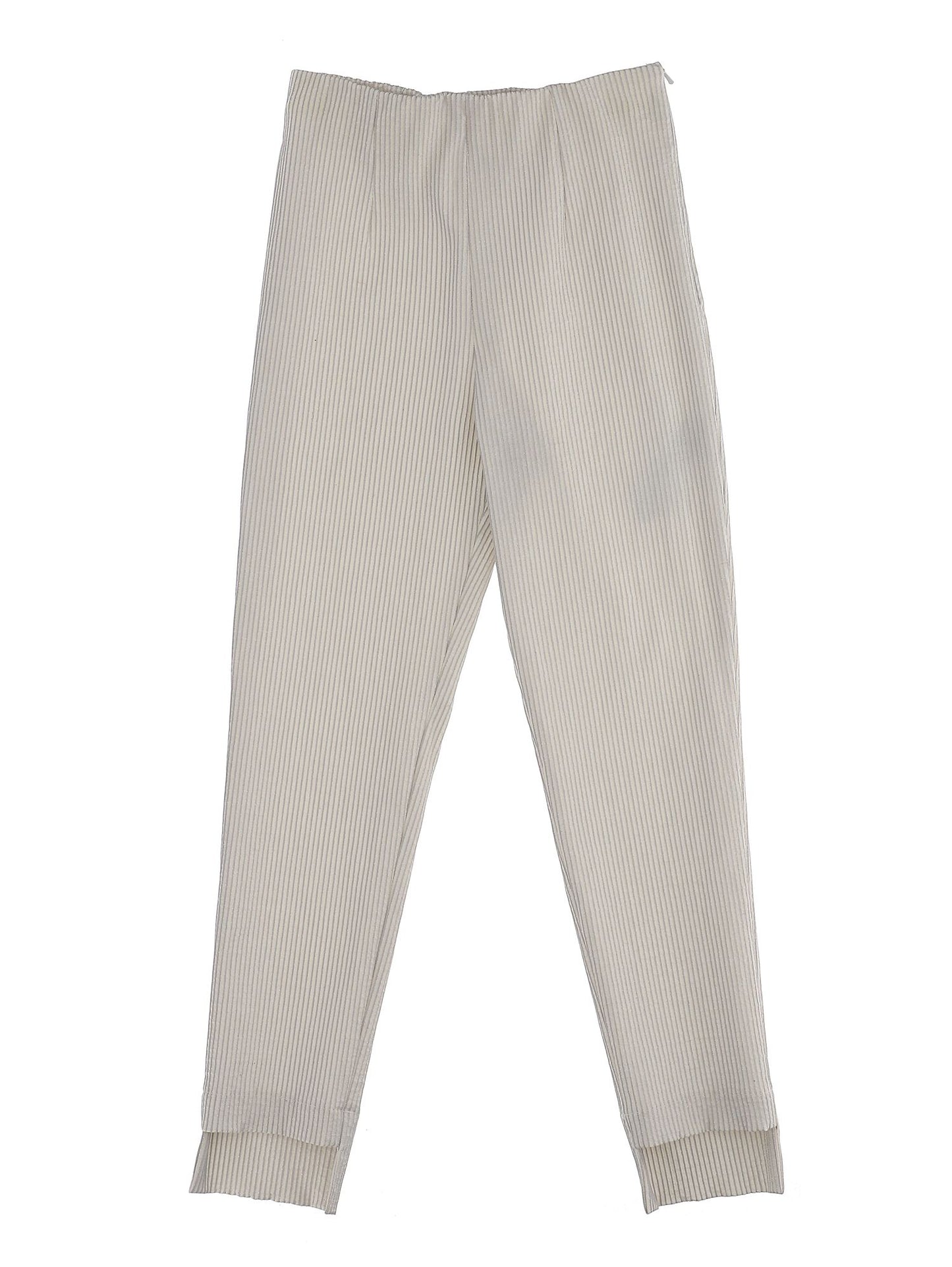 Striped stretch trousers