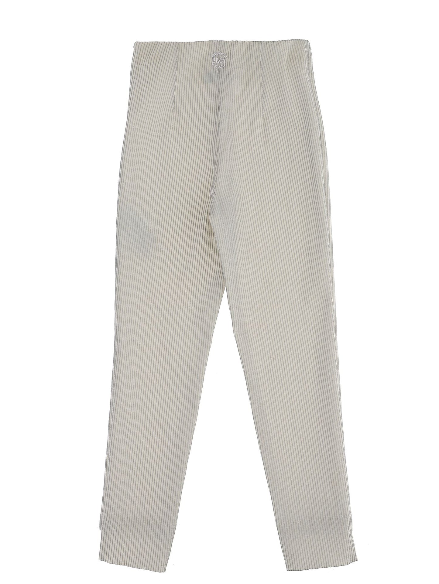 Striped stretch trousers
