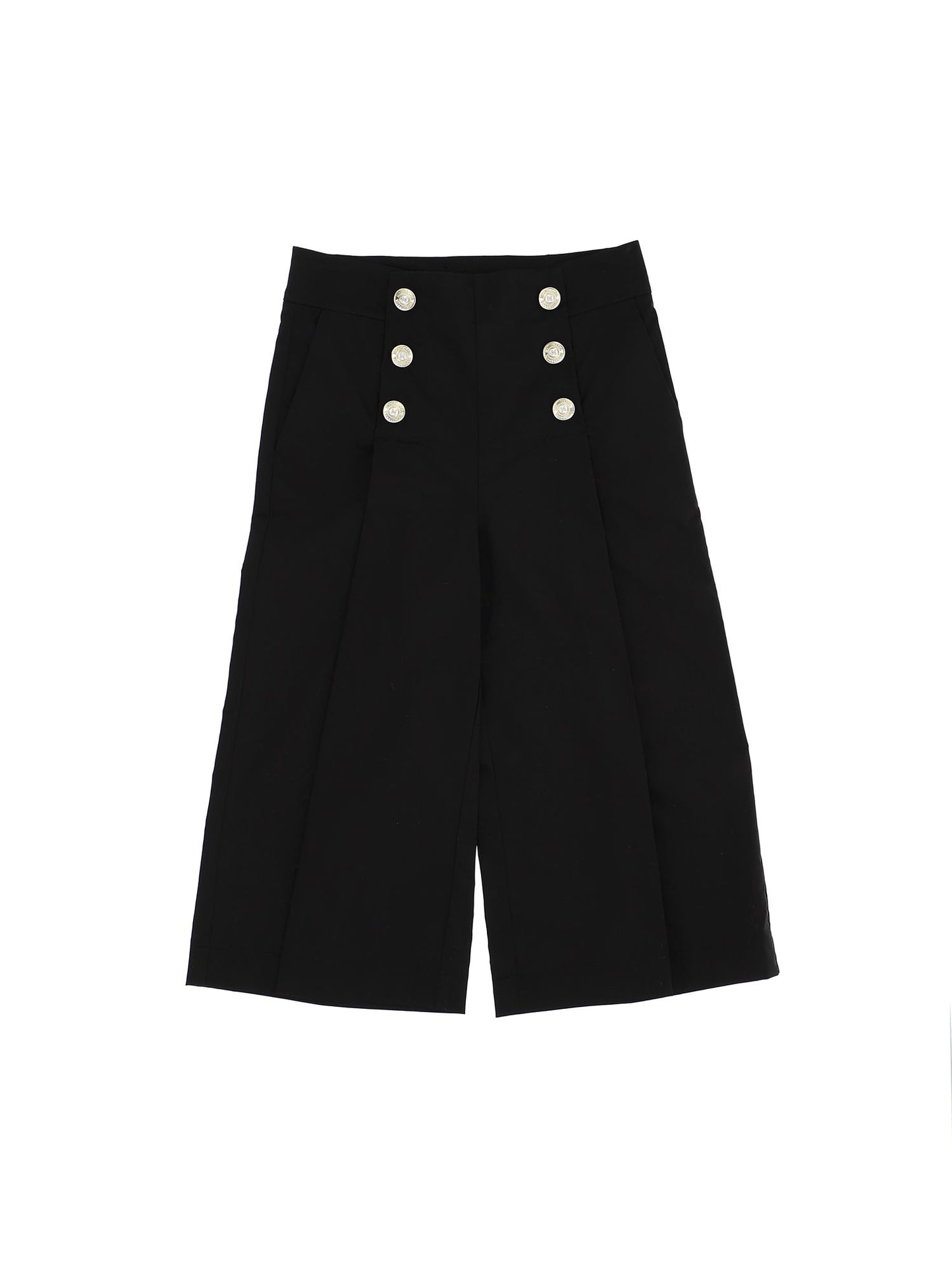 Navy poplin trousers