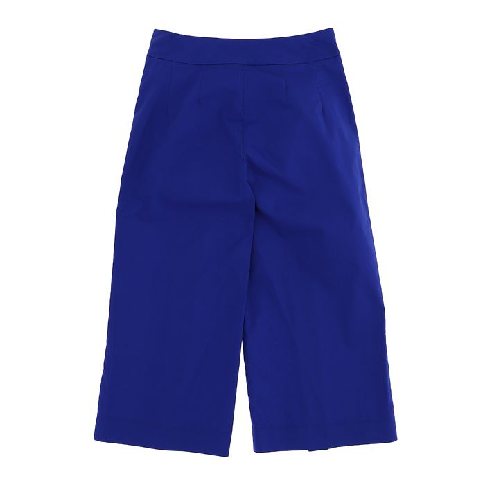 Navy poplin trousers