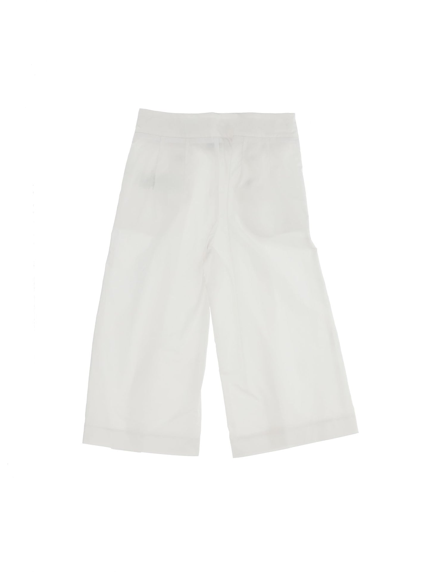 Navy poplin trousers