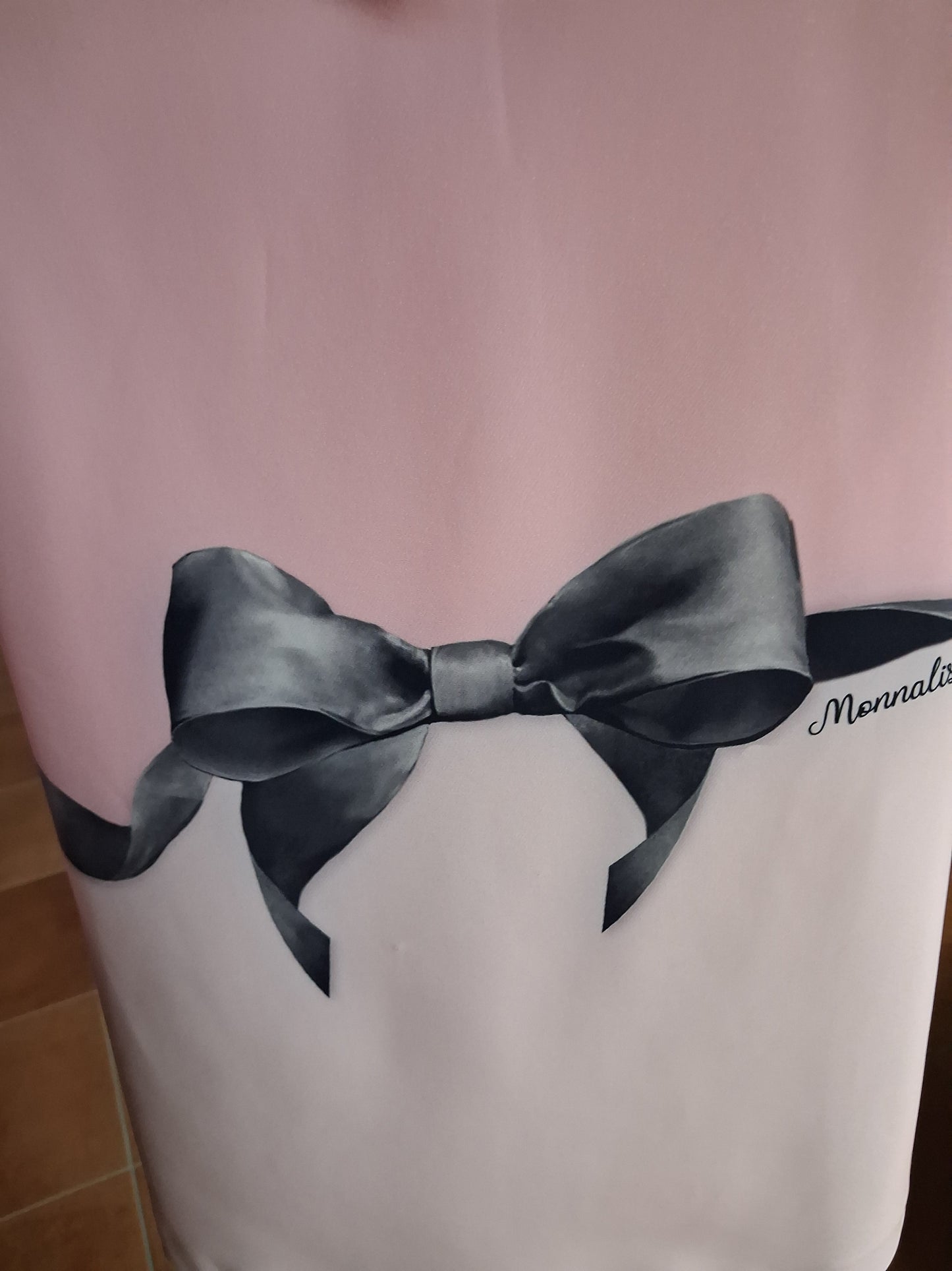 Two-tone dress w/bears