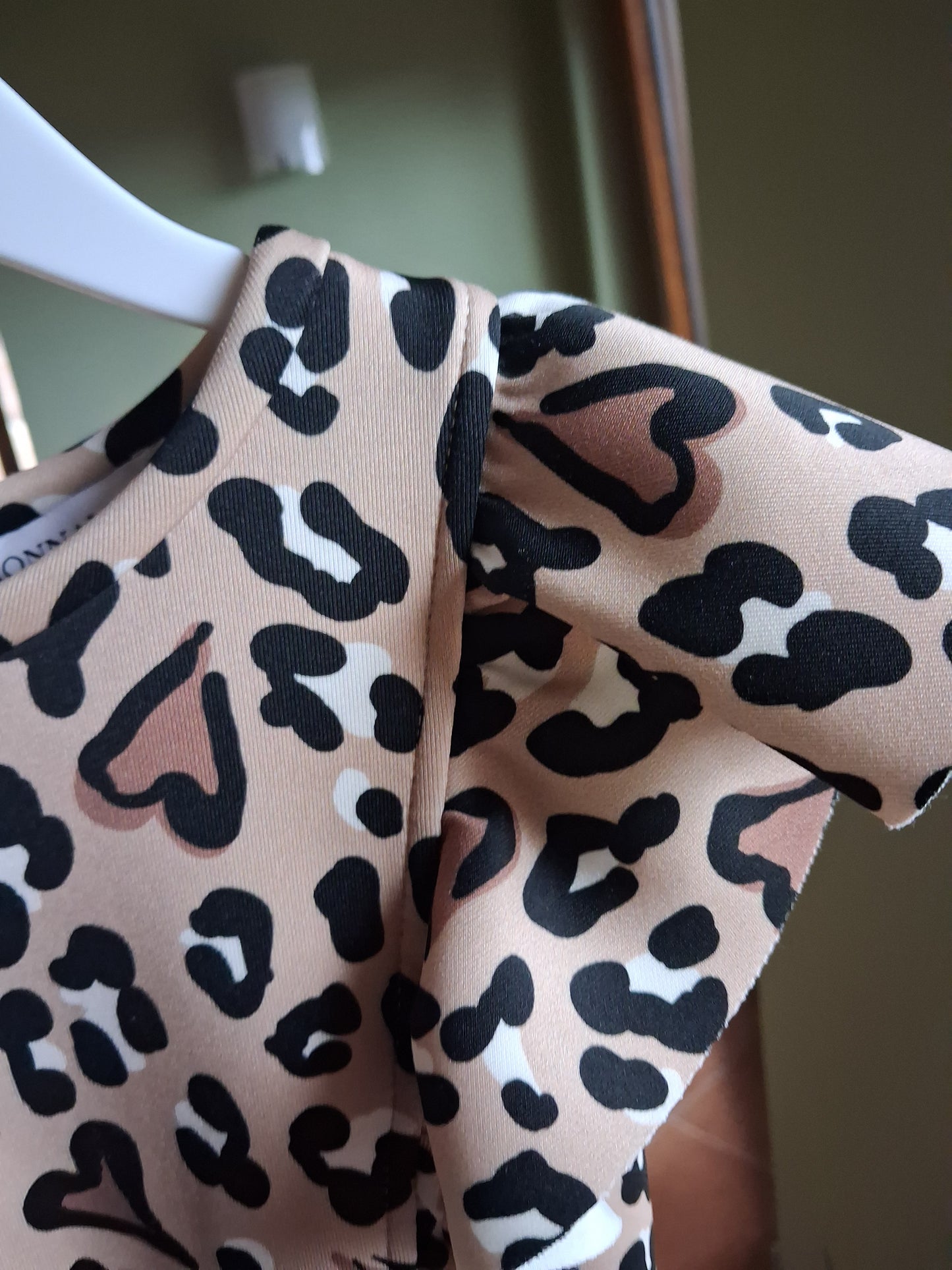 Animal print dress