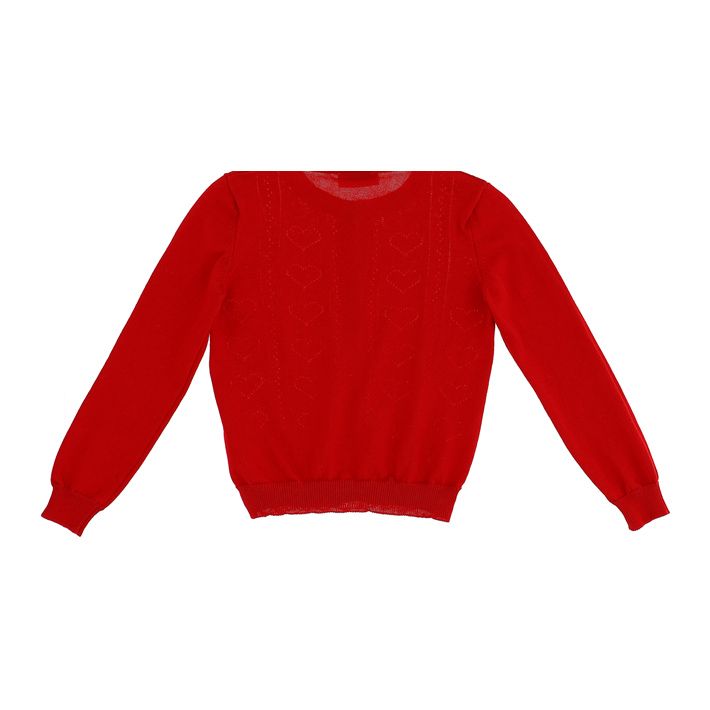 Openwork cotton cardigan