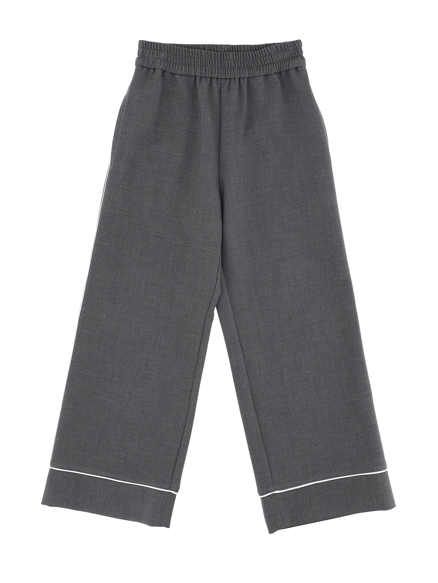 Crepe palazzo trousers